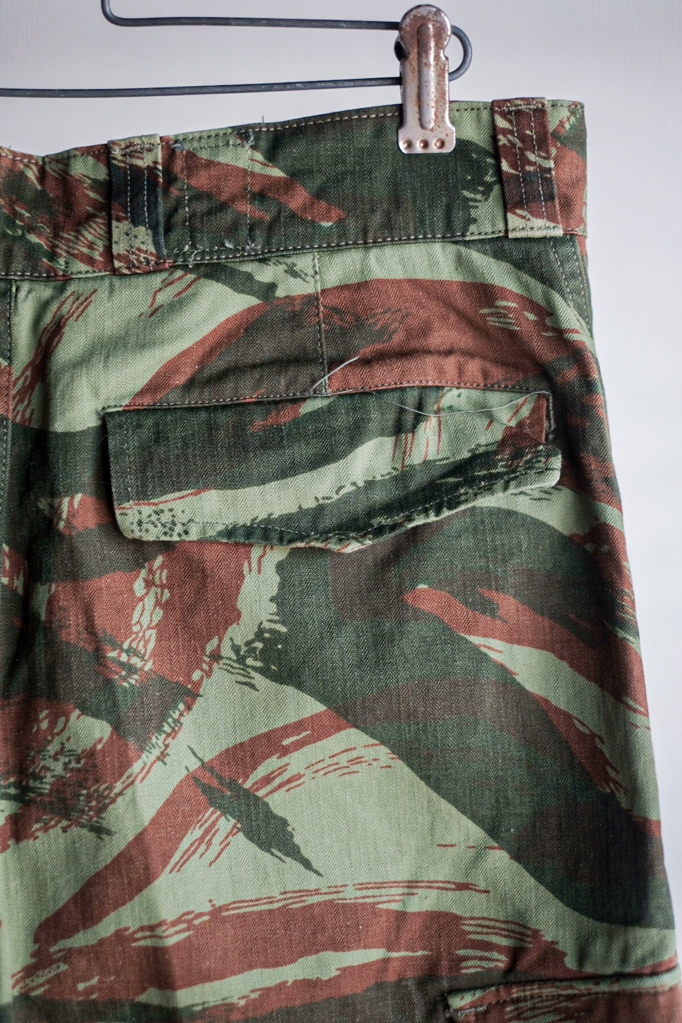 【~60's】French Army M47 Lizard Camo Field Trousers Size.76M