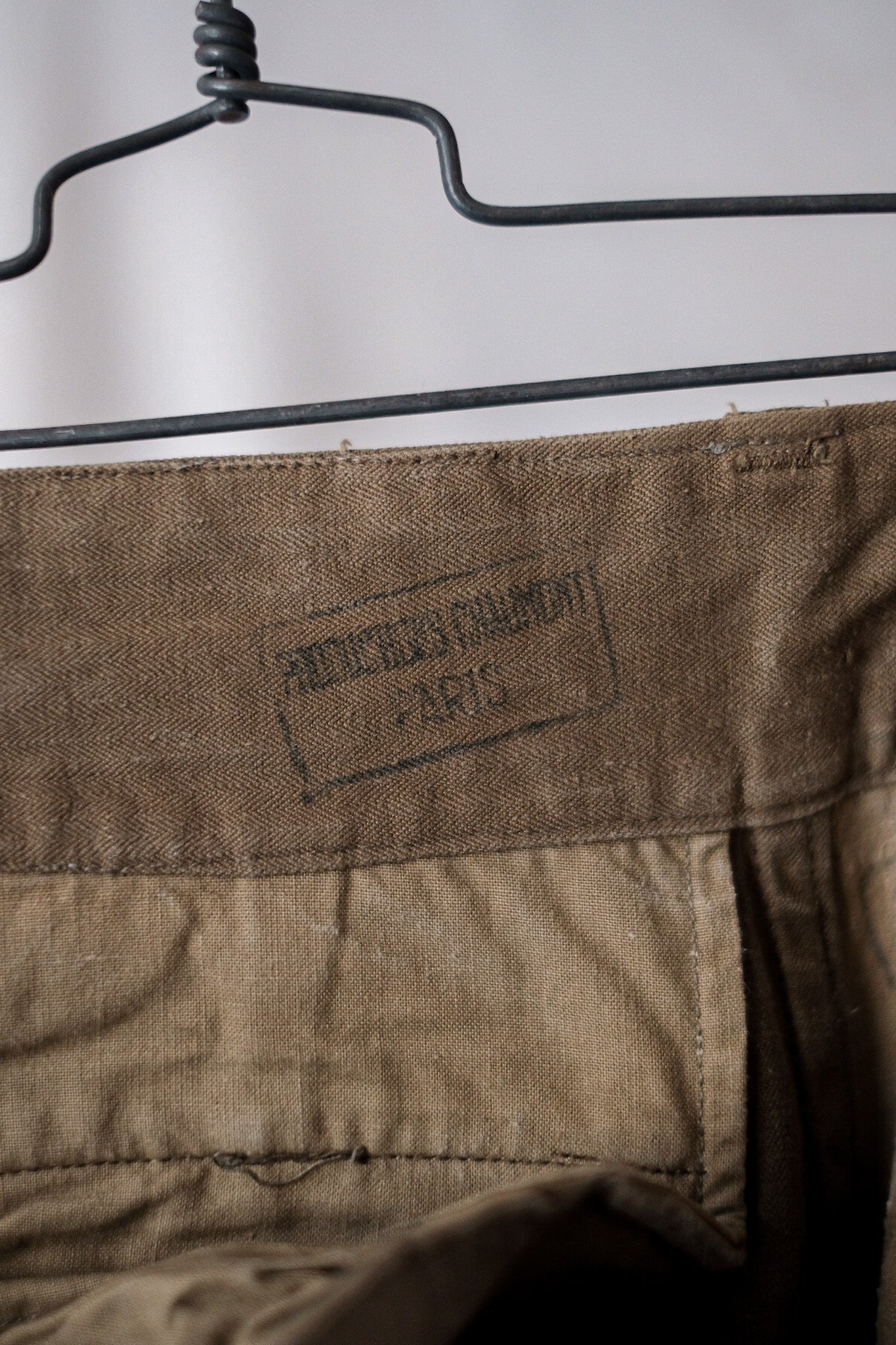【~50's】French Army M47 Field Trousers "Motorcycle Type"