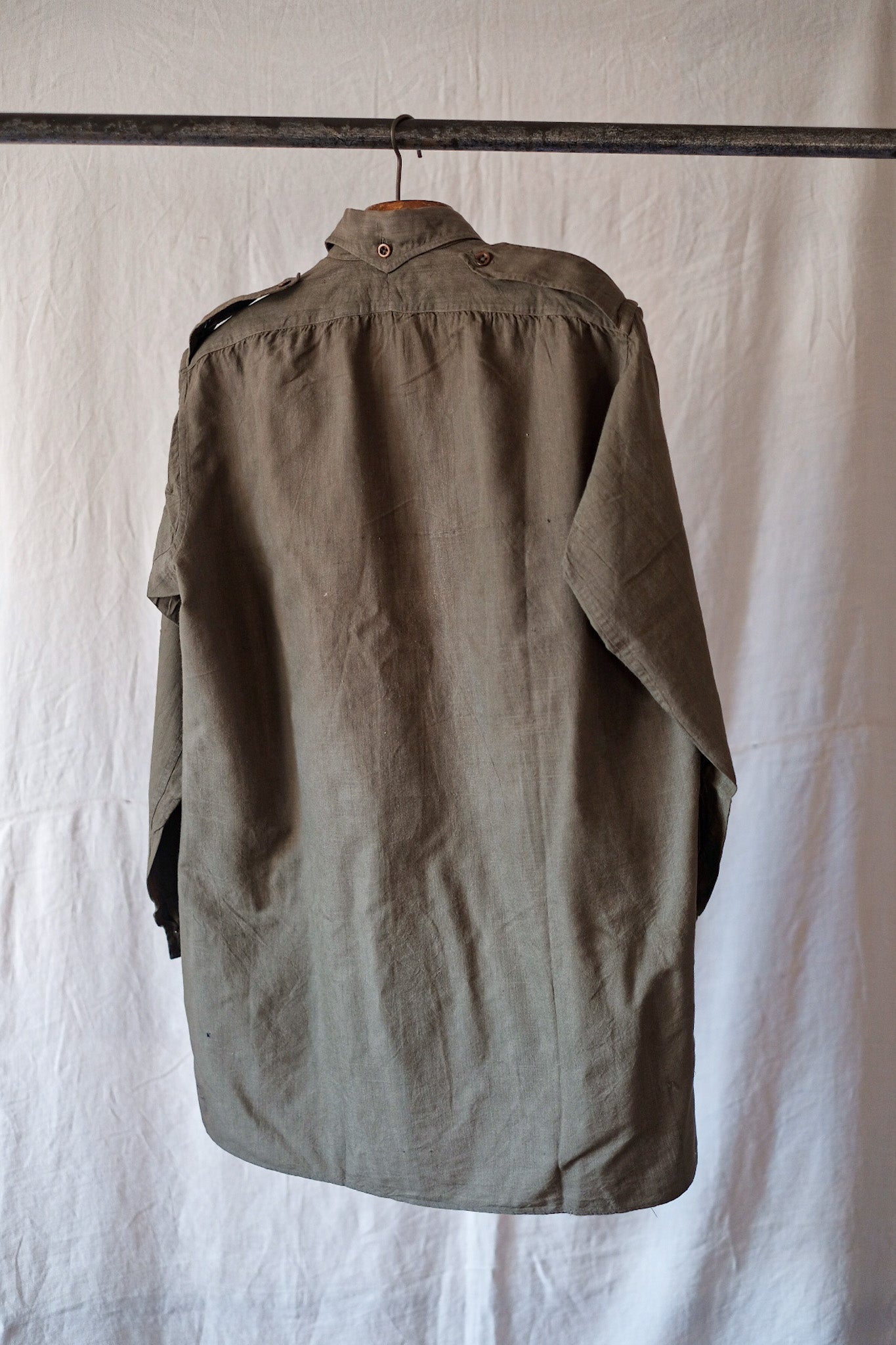 【~30's】French Army M35 Shirt "Dead Stock"