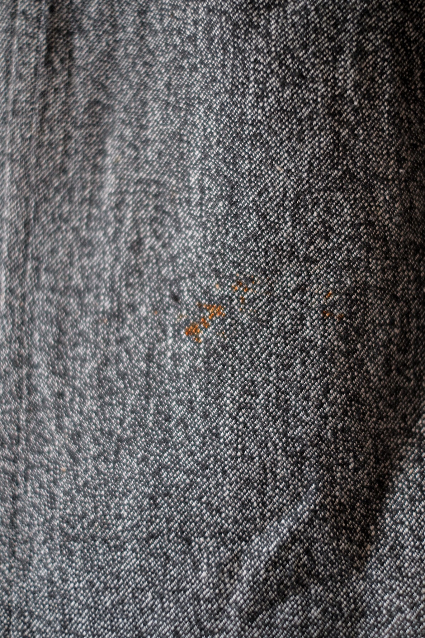 【~40's】French Vintage Black Chambray Work Coat