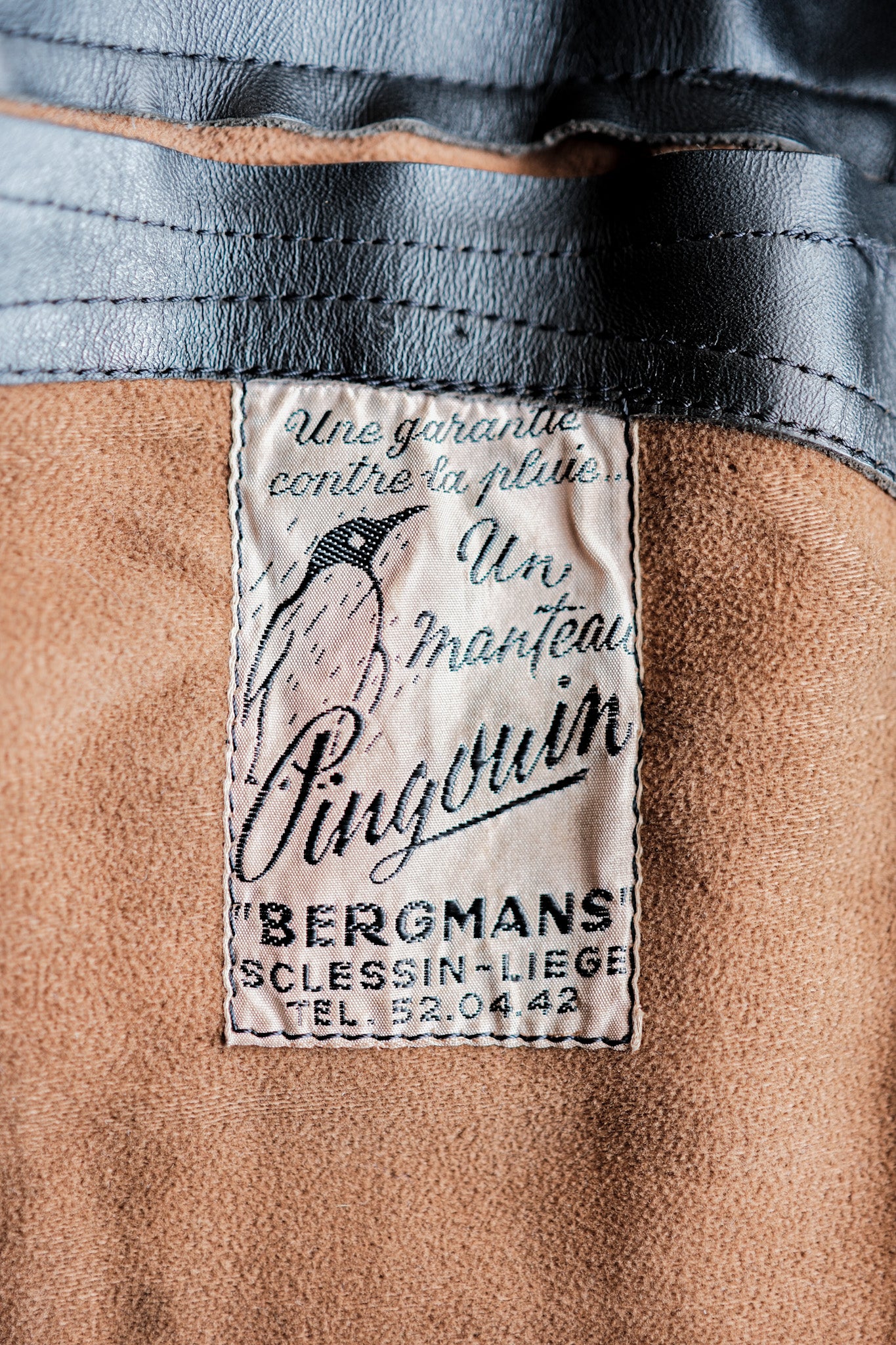 【~40's】French Vintage Horse Hide Leather Jacket