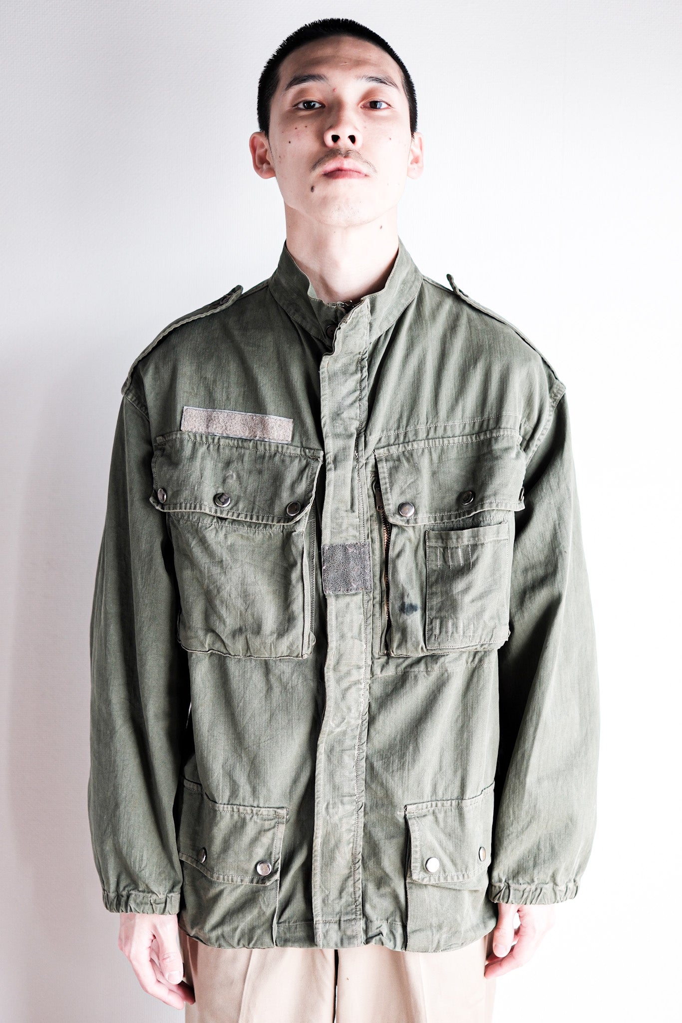【~60's】French Army TAP47/56 Paratrooper Jacket