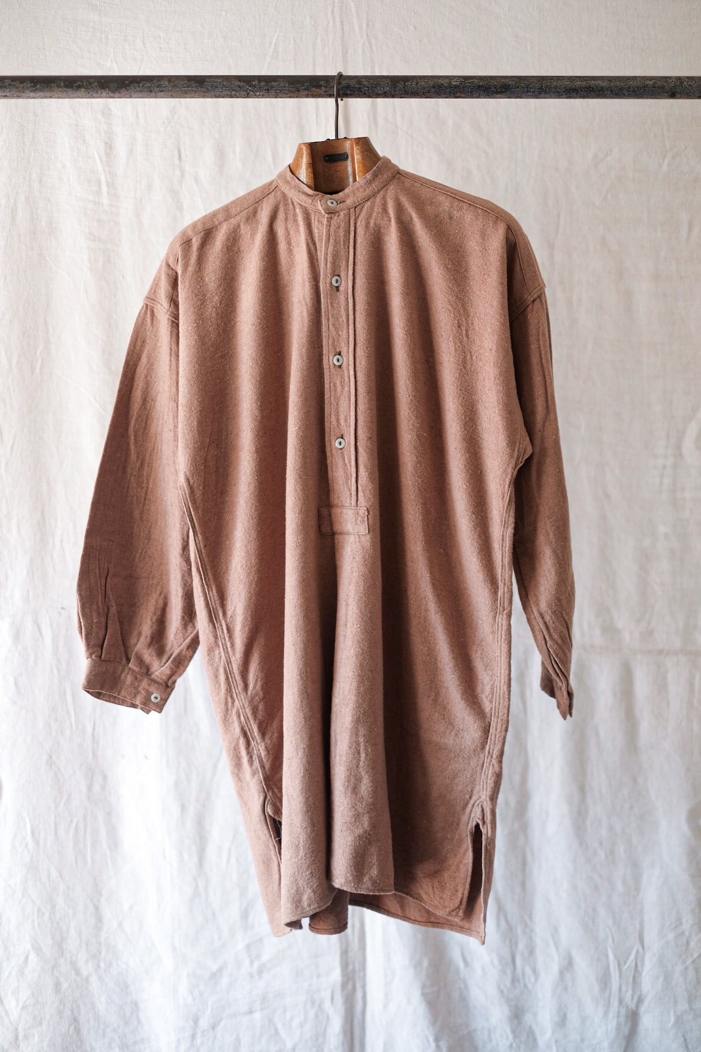 【~40's】French Vintage Grandpa Shirt