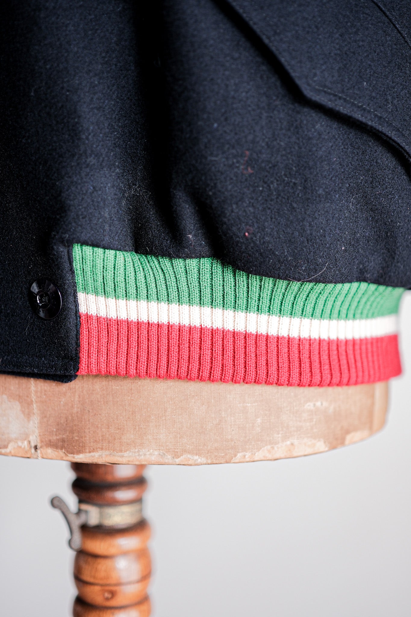 【~80's】Old Gucci Double Breasted Italian Wool Blouson Size.50