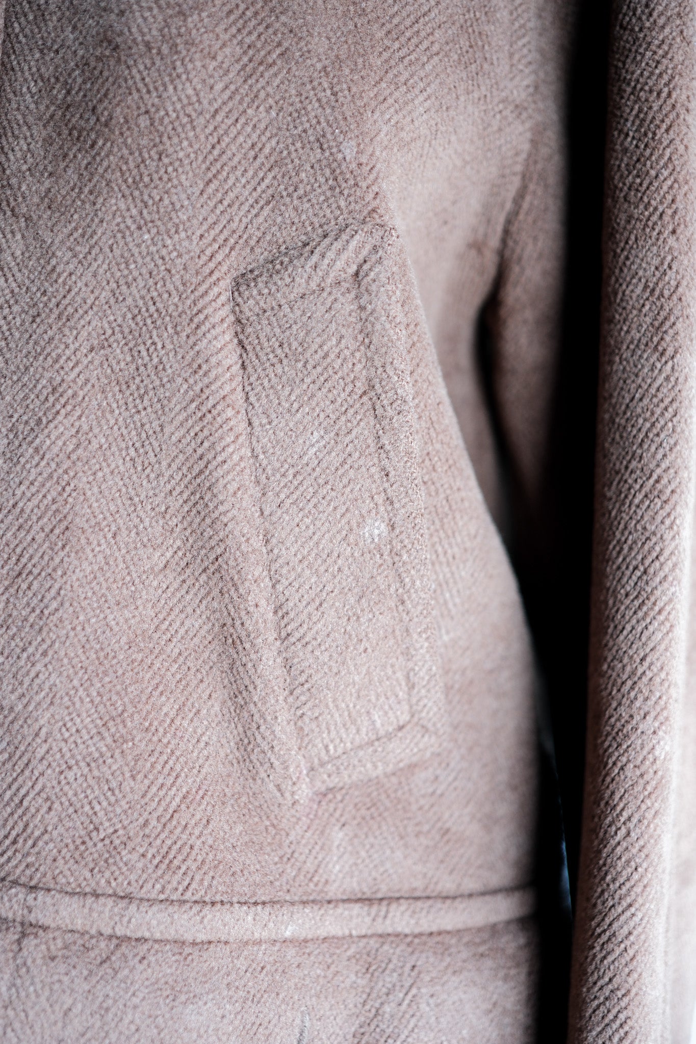 【~90's】Old INVERTERE Wool Jacket With Chin Strap "Moorbrook"