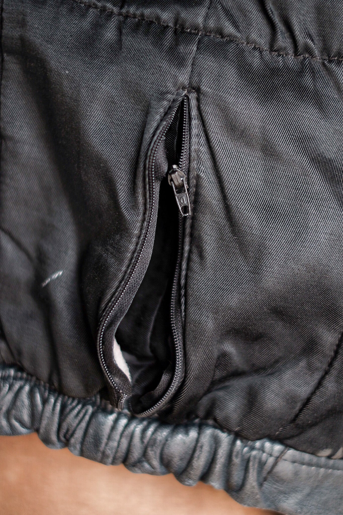 【~80's】French Air Force Pilot Leather Jacket