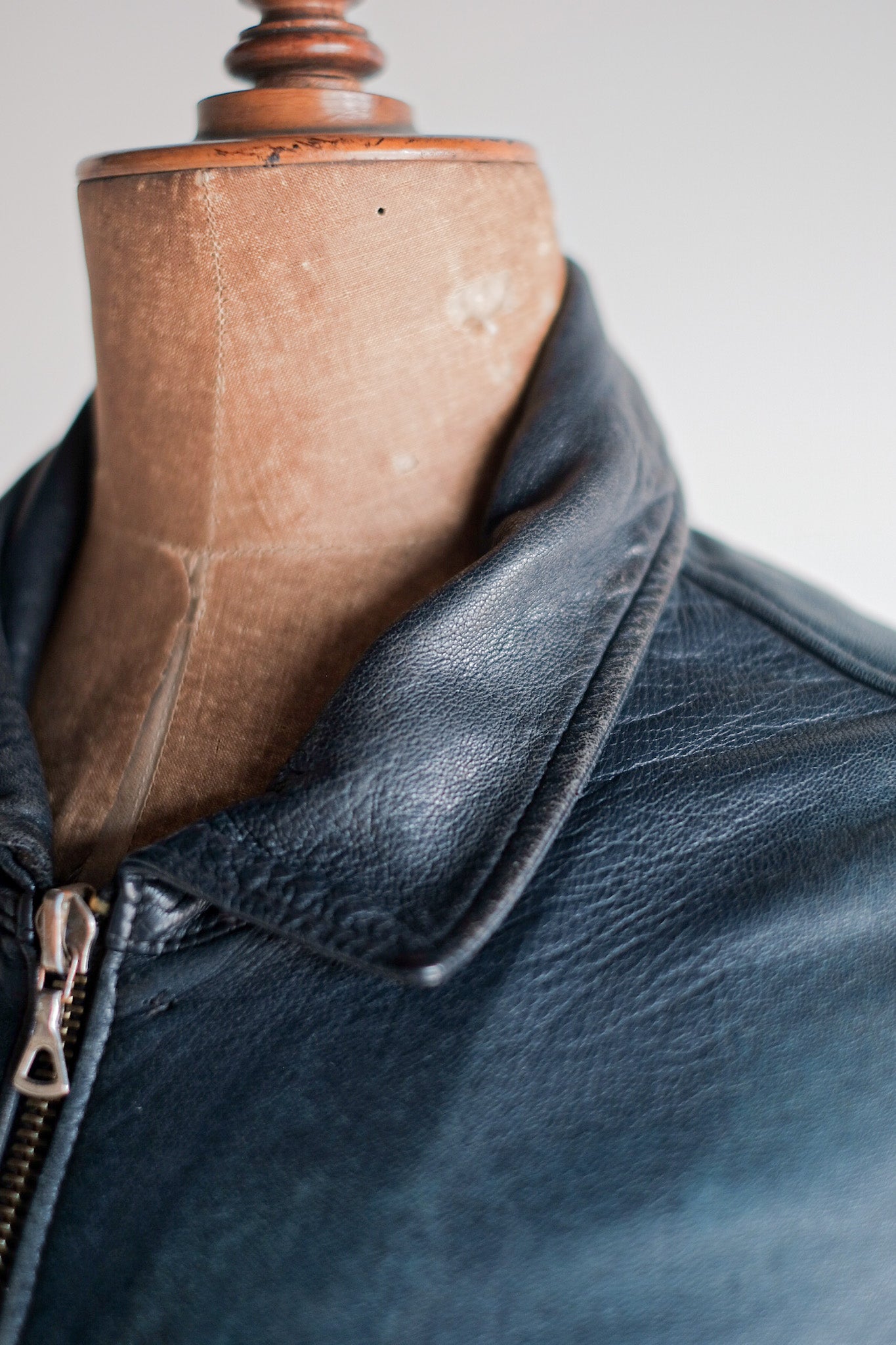 【~80's】French Air Force Pilot Leather Jacket