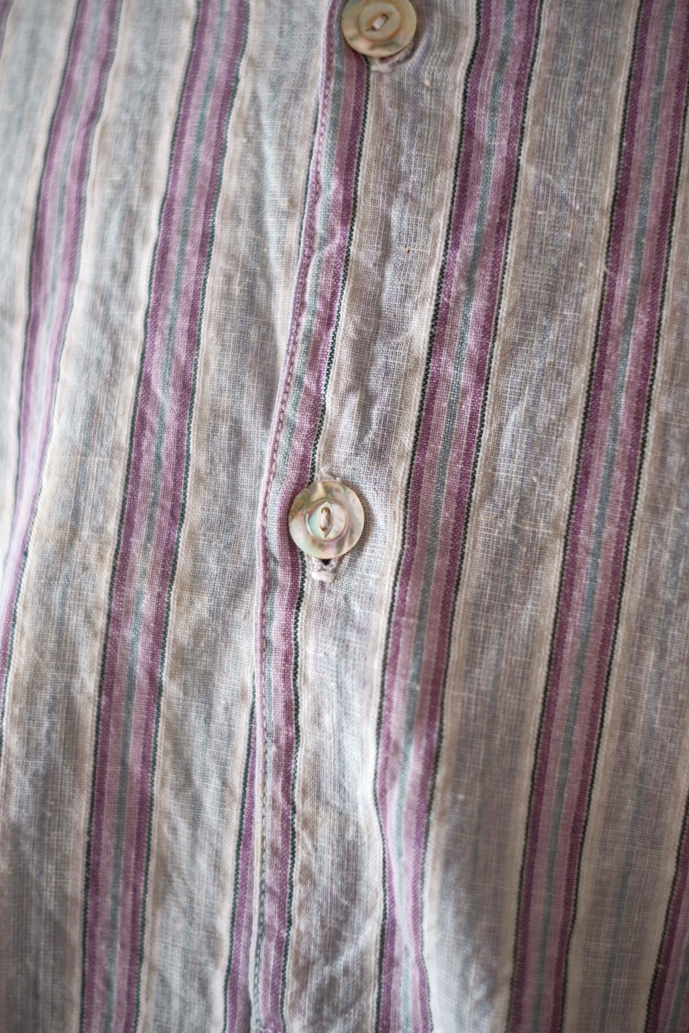 【~30's】French Vintage Grandpa Shirt