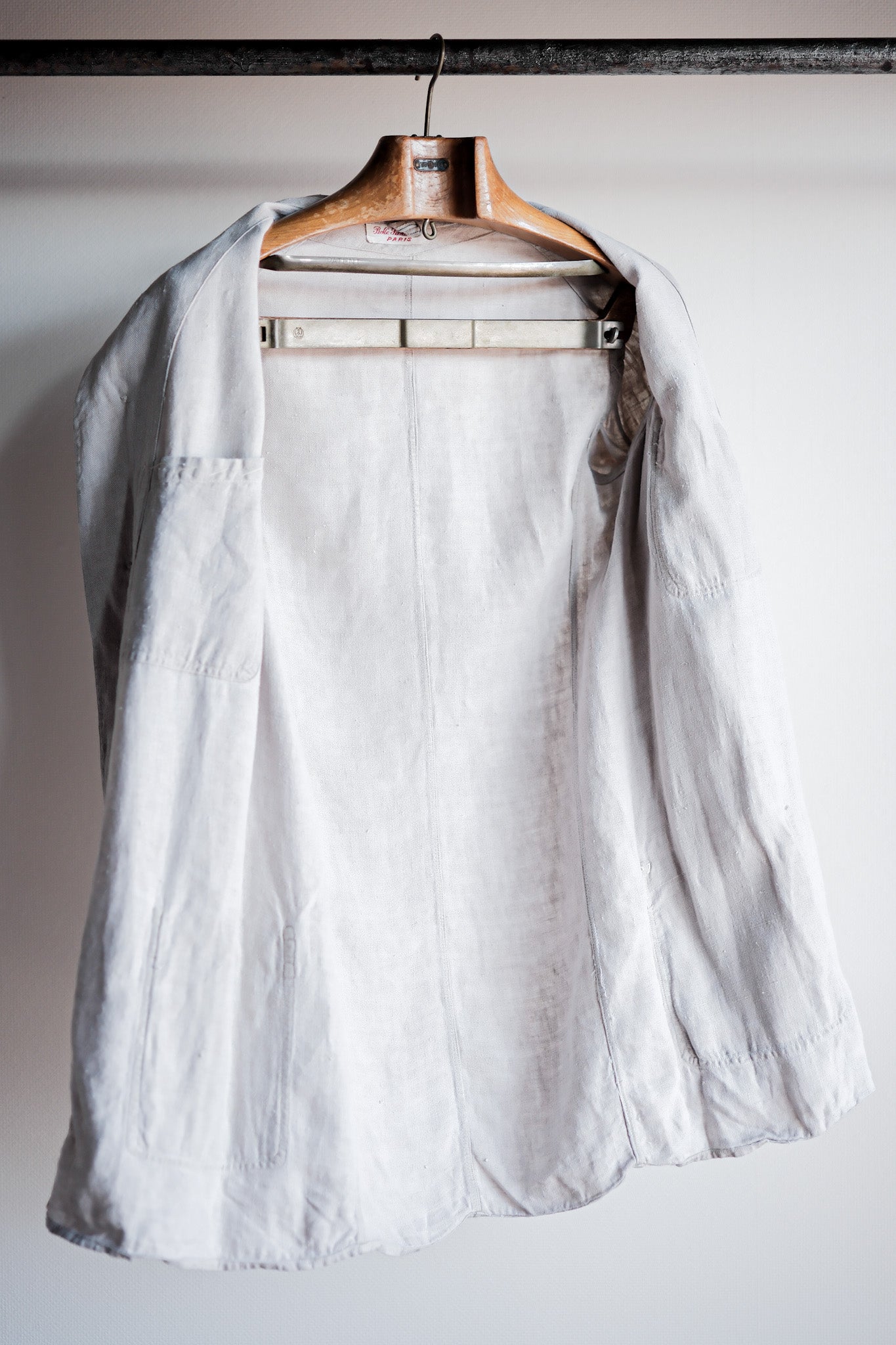 【~20's】French Vintage Linen Jacket "Belle Jardiniere"