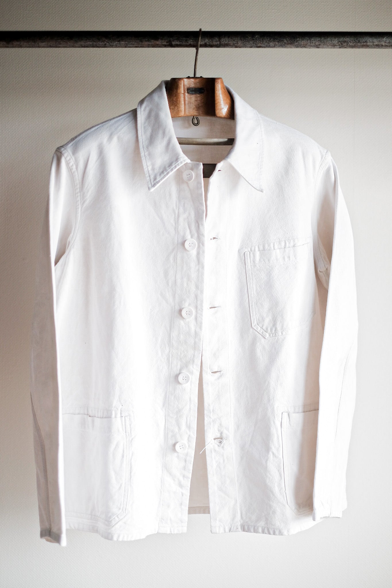 【~30's】German Vintage Linen Work Jacket