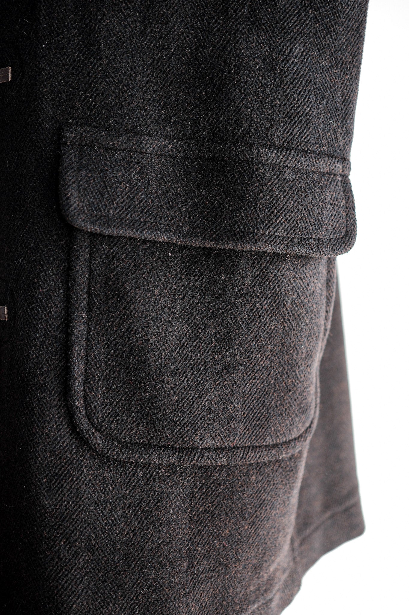 【~90's】Old INVERTERE Wool Duffle Coat "Moorbrook"