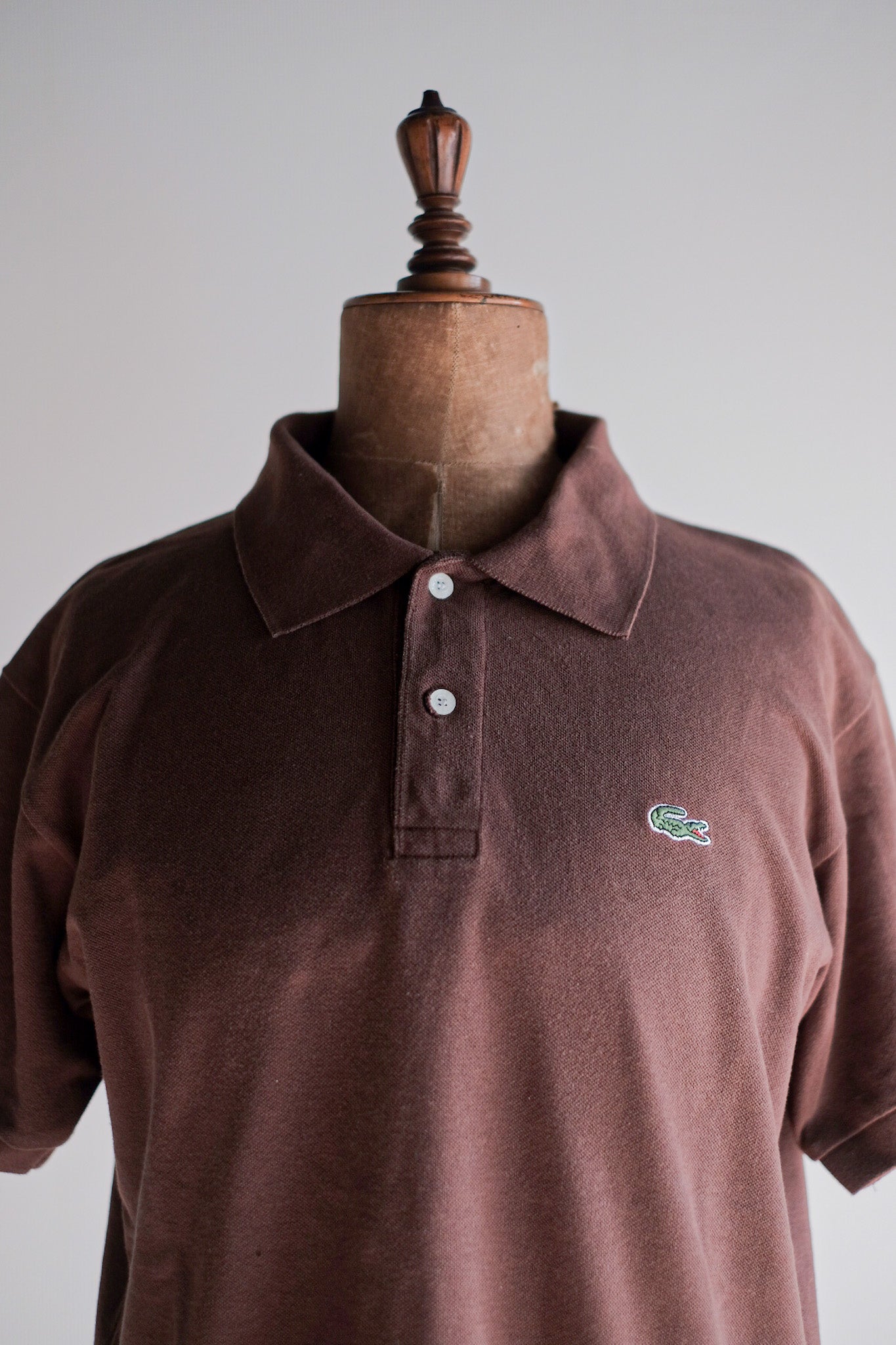 【~80's】CHEMISE LACOSTE S/S Polo Shirt Size.6 "Brown"