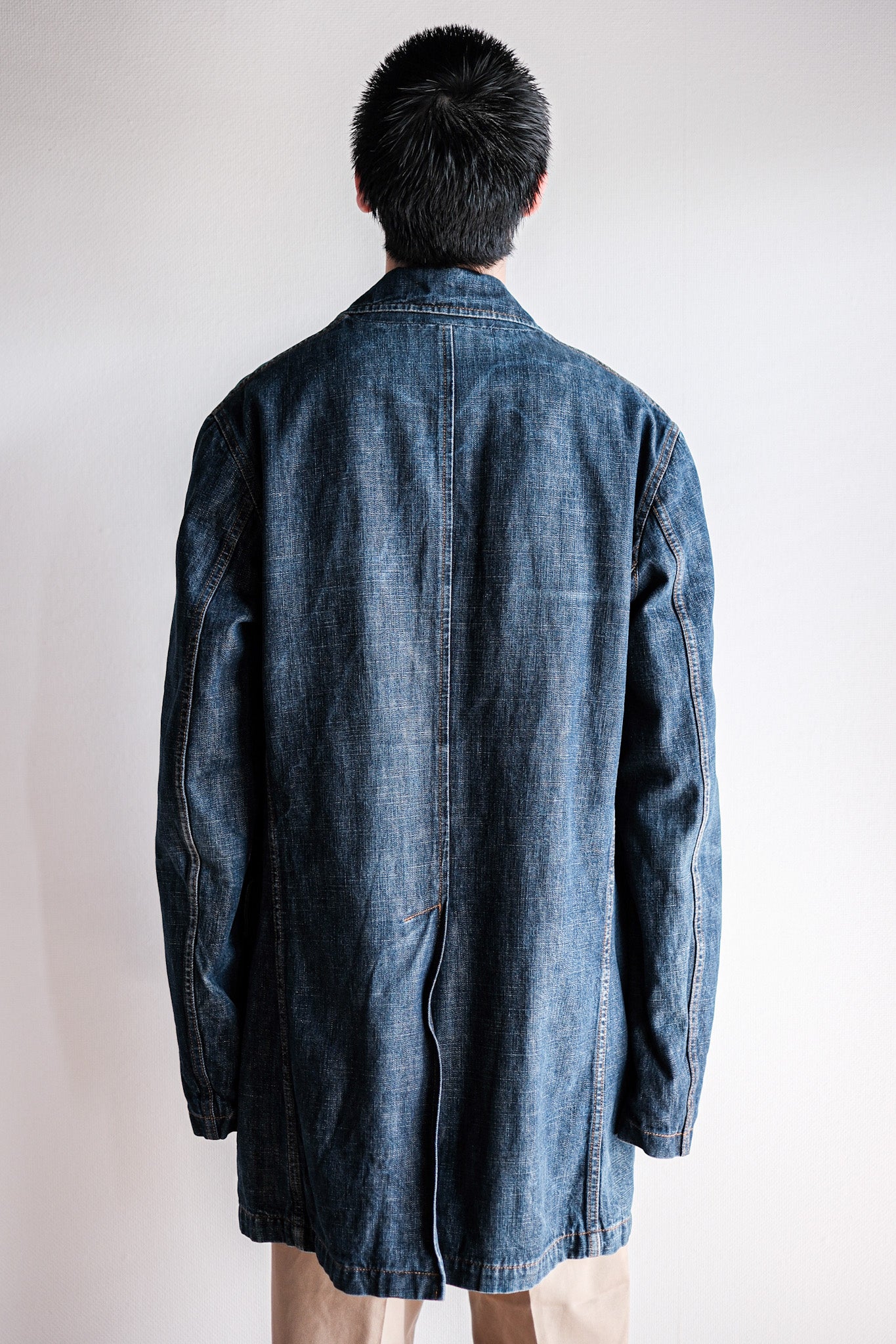 【~00’s】Old miu miu Double Breasted Denim Coat