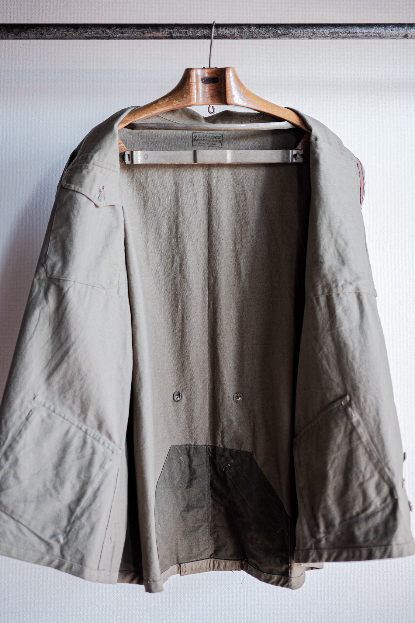【~40's】French Army TAP47 Paratrooper Jacket "1st Type" "Dead Stock"