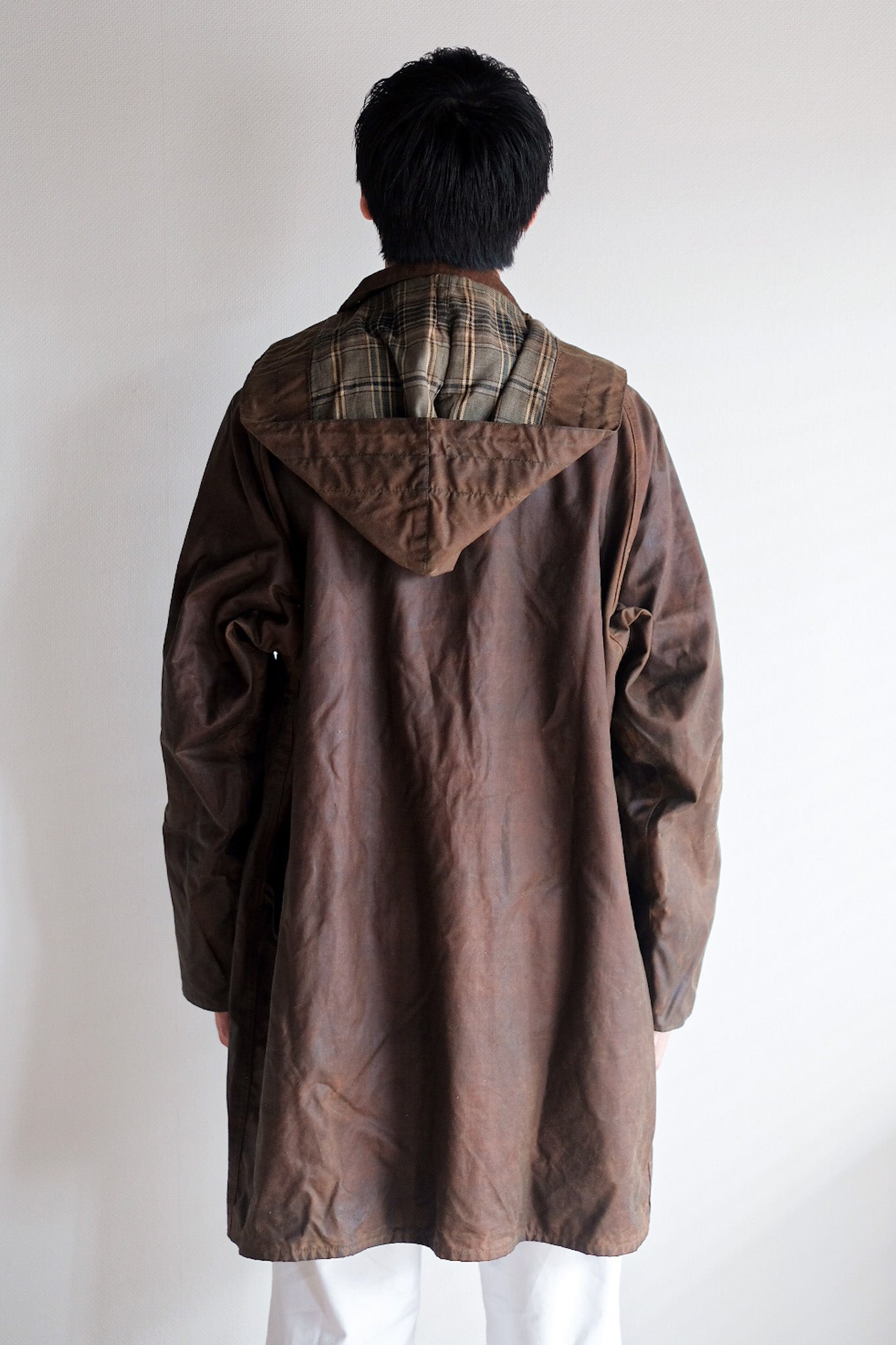 【~60's】Vintage Barbour "Solway Zipper" Yellow Label