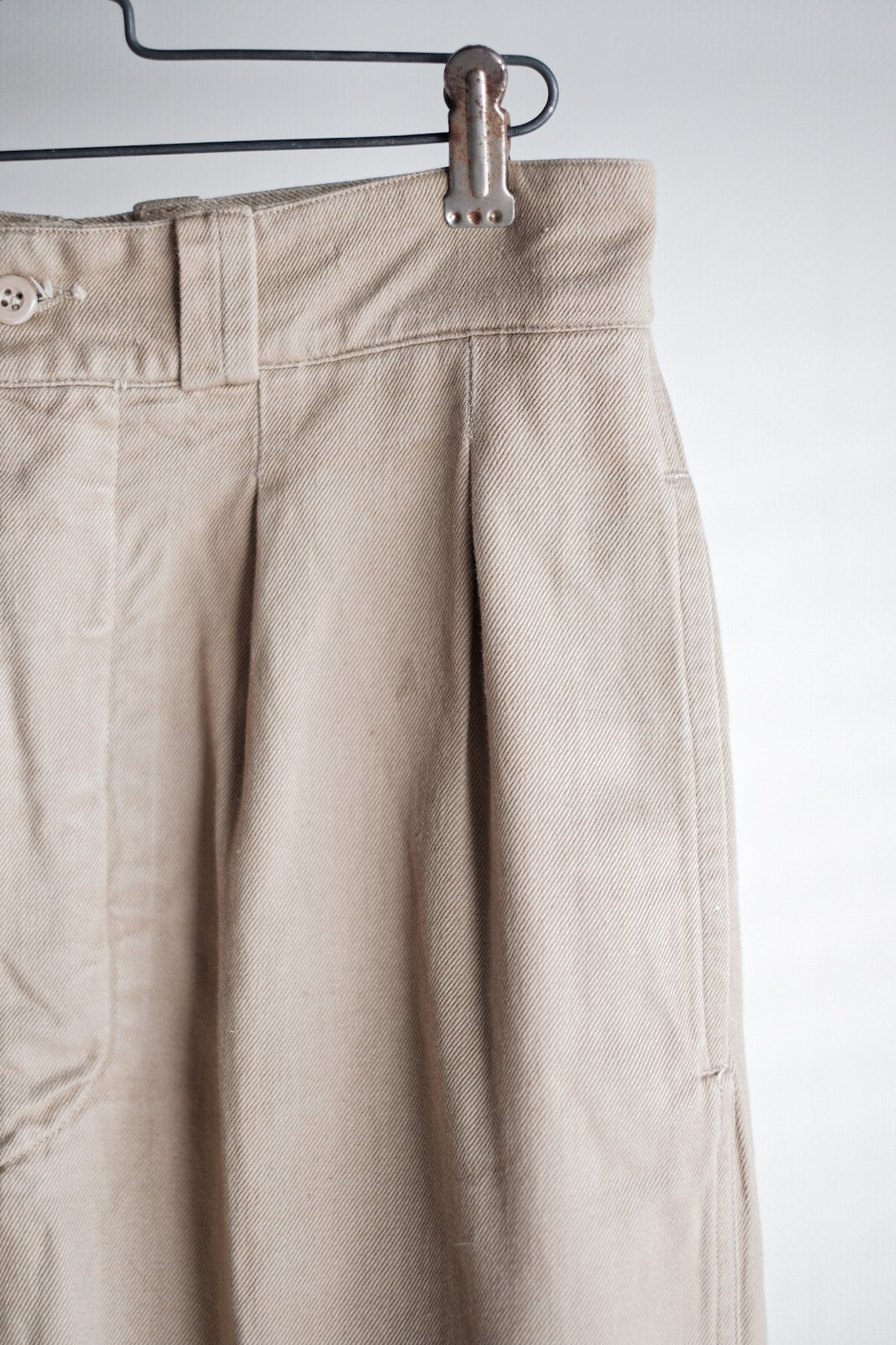 【~60's】French Army M52 Chino Trousers Size.11