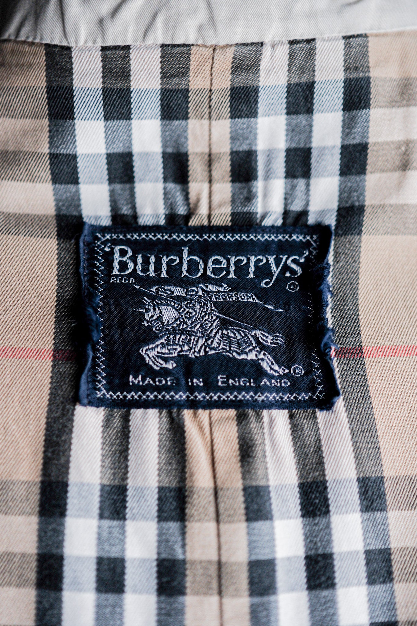 【~80's】Vintage Burberry's Single Raglan Tielocken Coat C100 Size.46REG