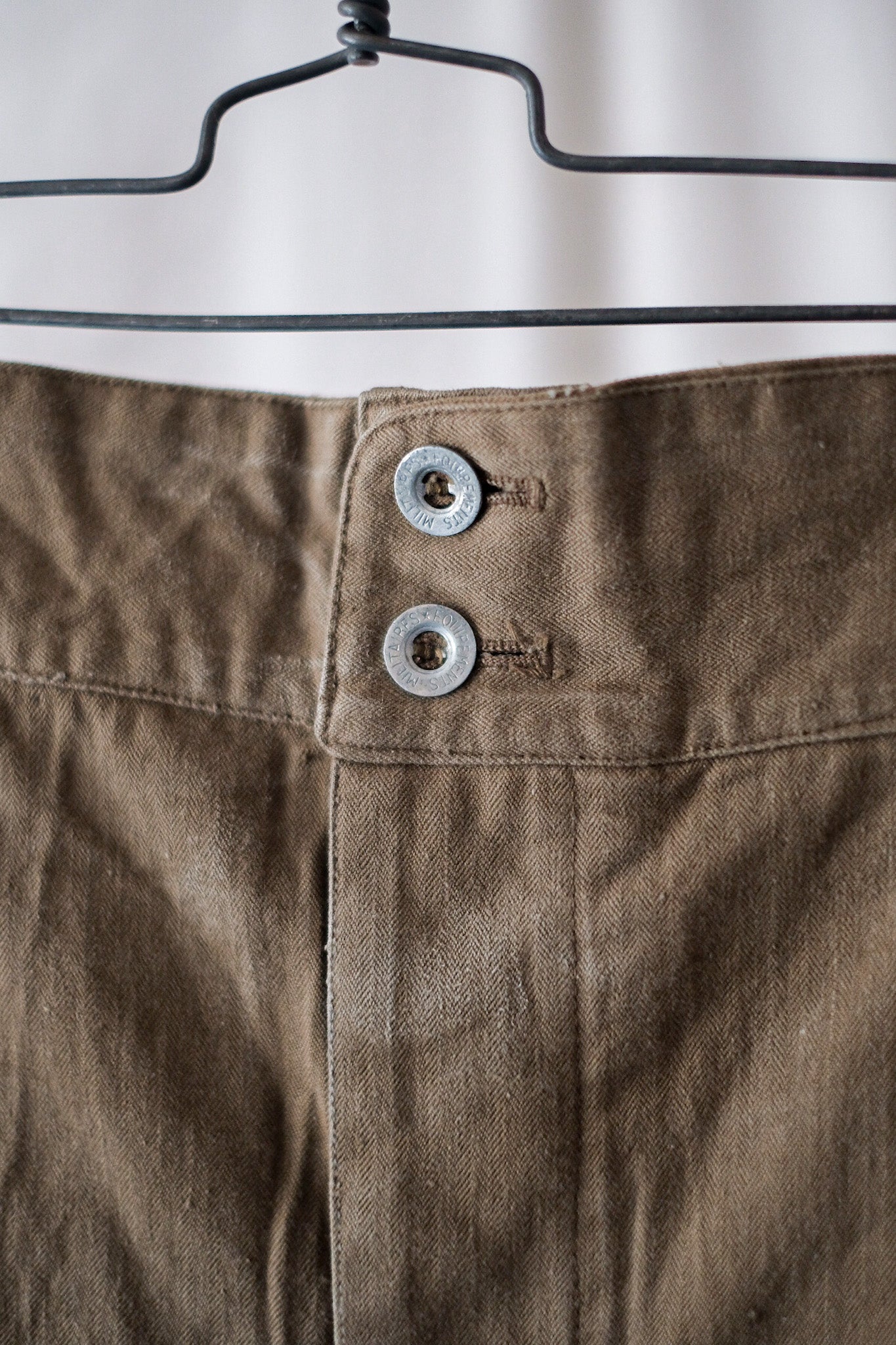【~50's】French Army M47 Field Trousers "Motorcycle Type"