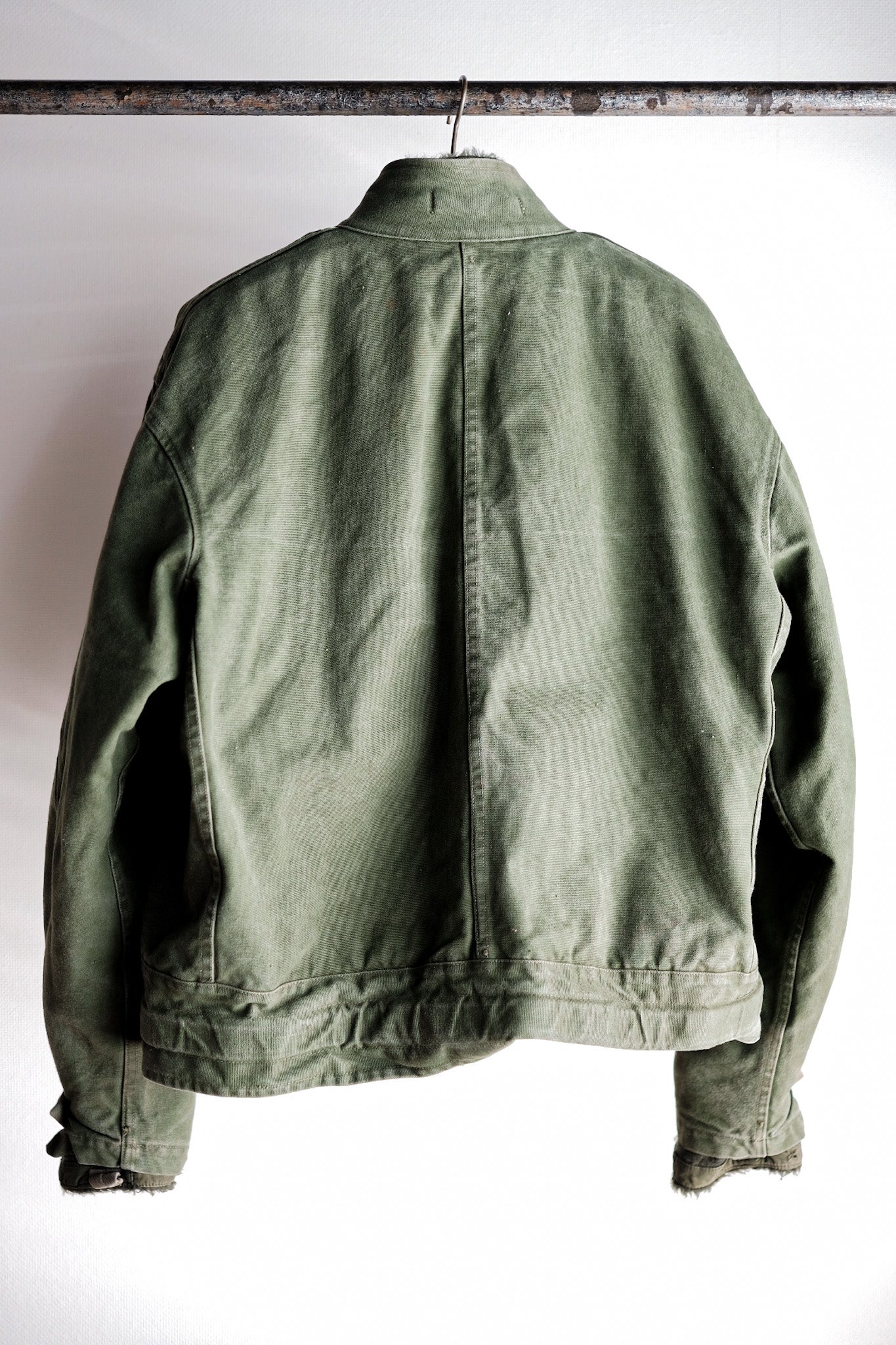 【~60's】Swedish Army Dispatch Rider Motorcycle Jacket With Liner Size.C56