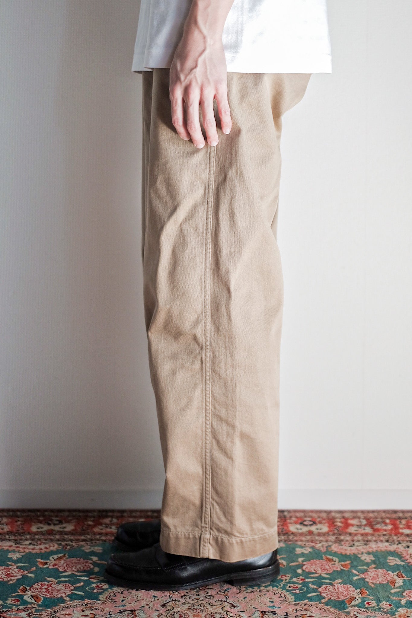 【~60's】French Army M52 Chino Trousers Size.21