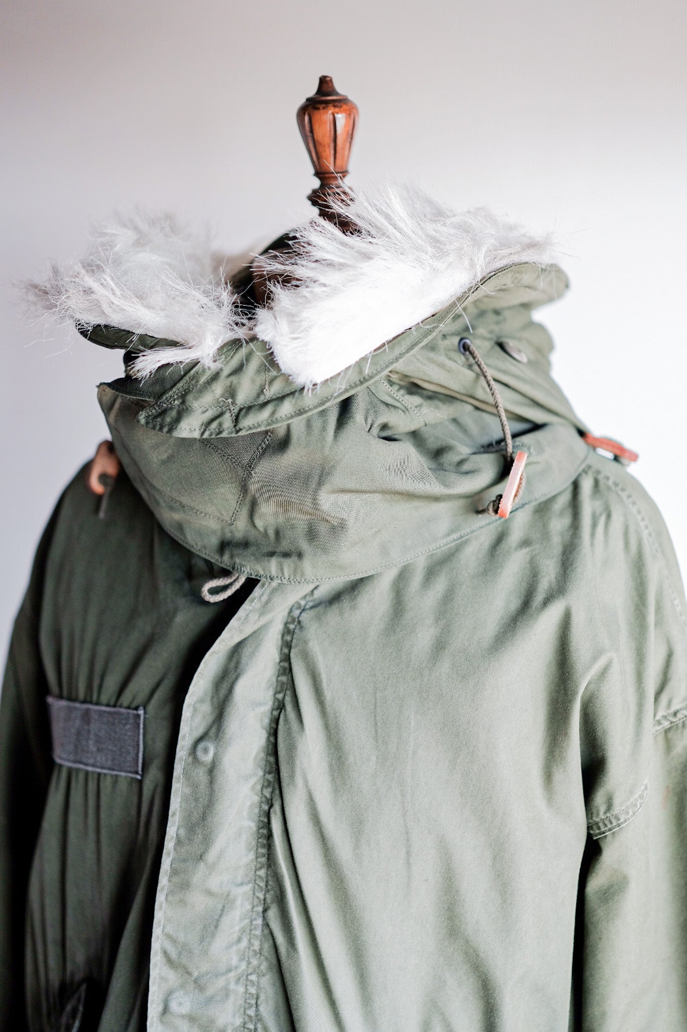【~80's】U.S.ARMY M-65 Fishtail Parka Size.MEDIUM "Full Set"