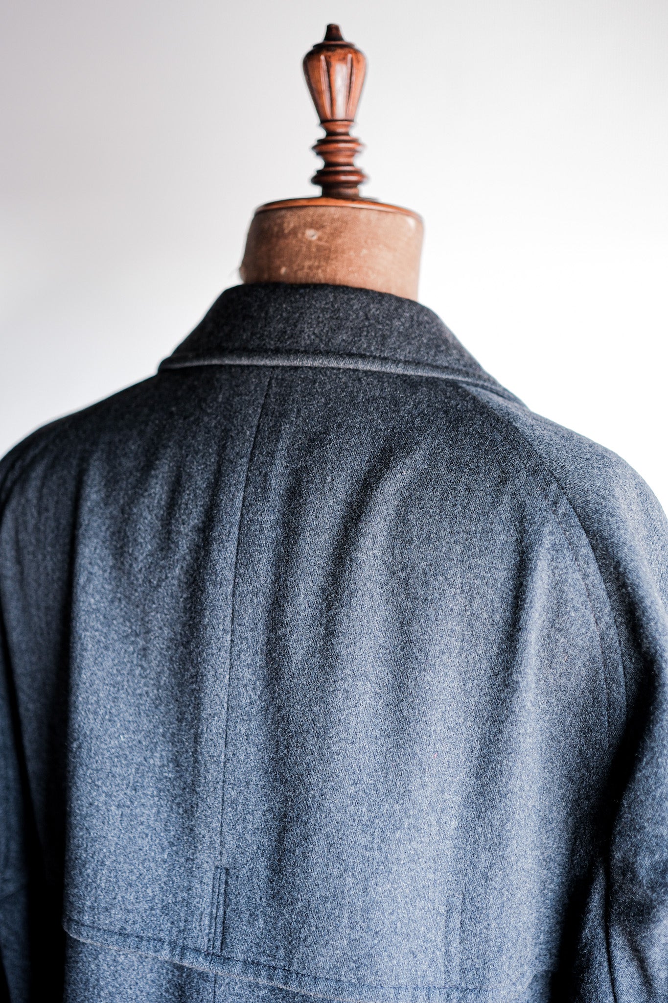 【~70's】Vintage Aquascutum Single Raglan Wool Rider Coat