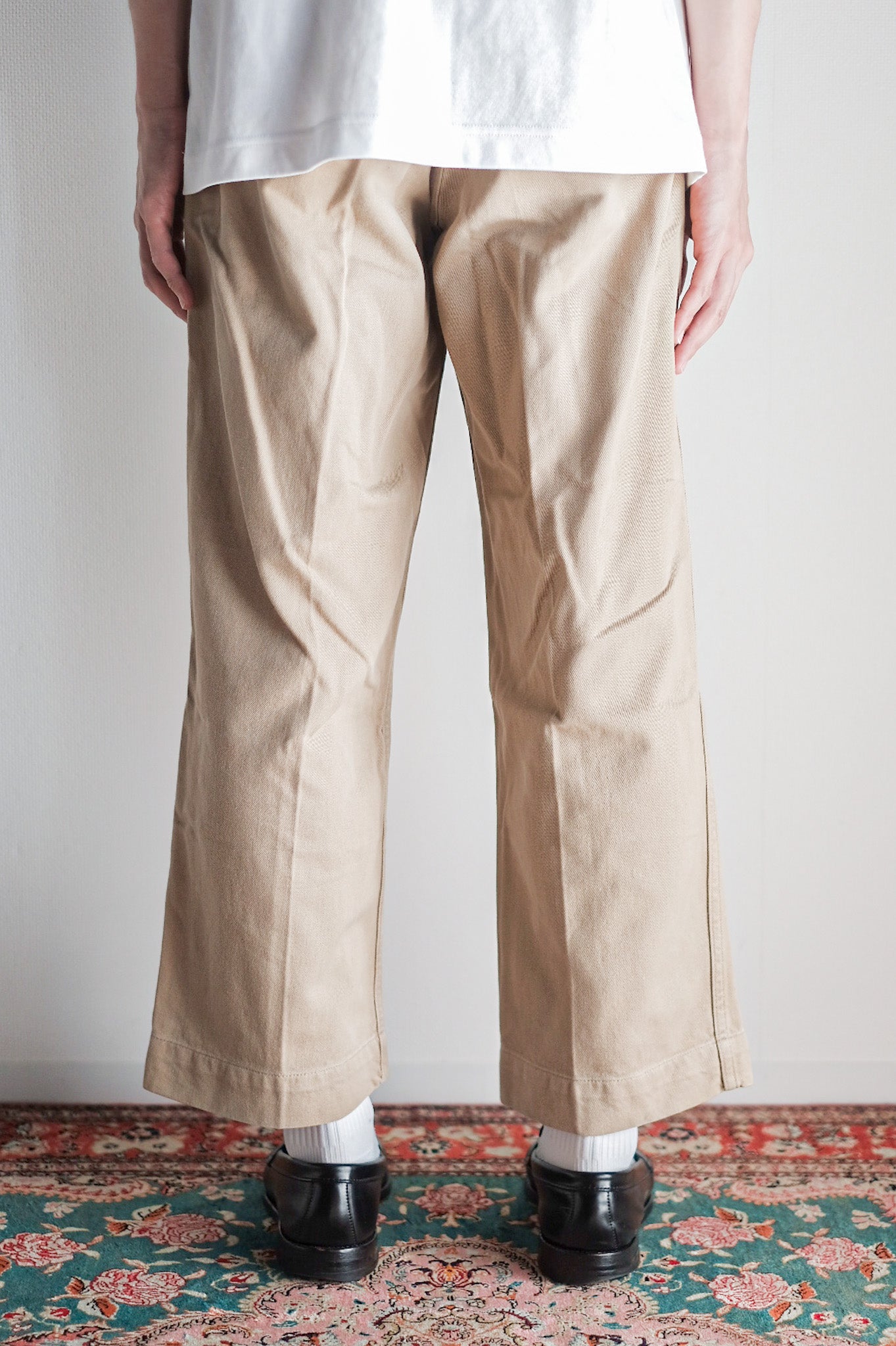 【~60's】French Army M52 Chino Trousers Size.11