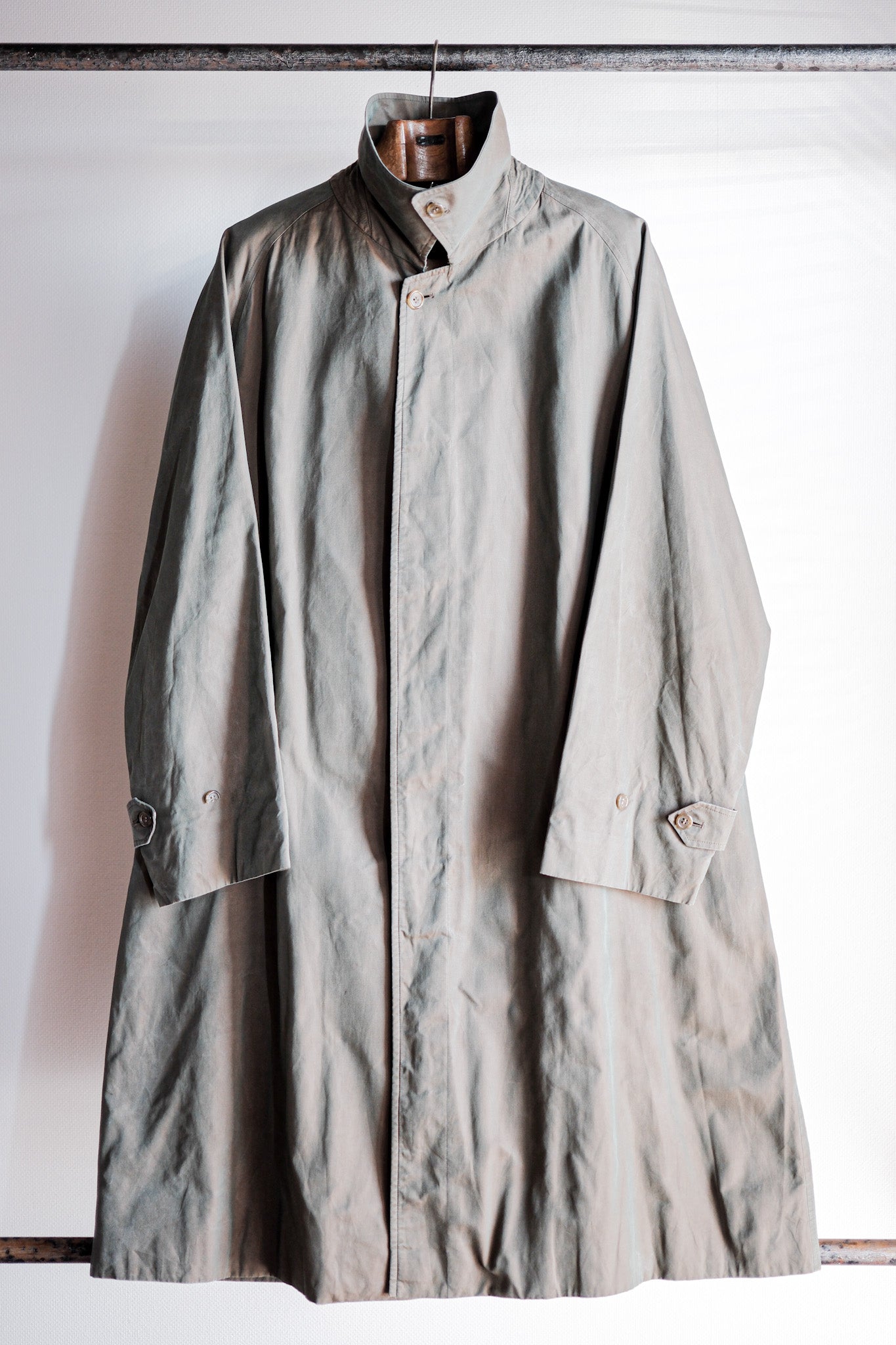 【~80's】Vintage Burberry's Single Raglan Balmacaan Coat C100 Size.54REG "TAMAMUSHI"