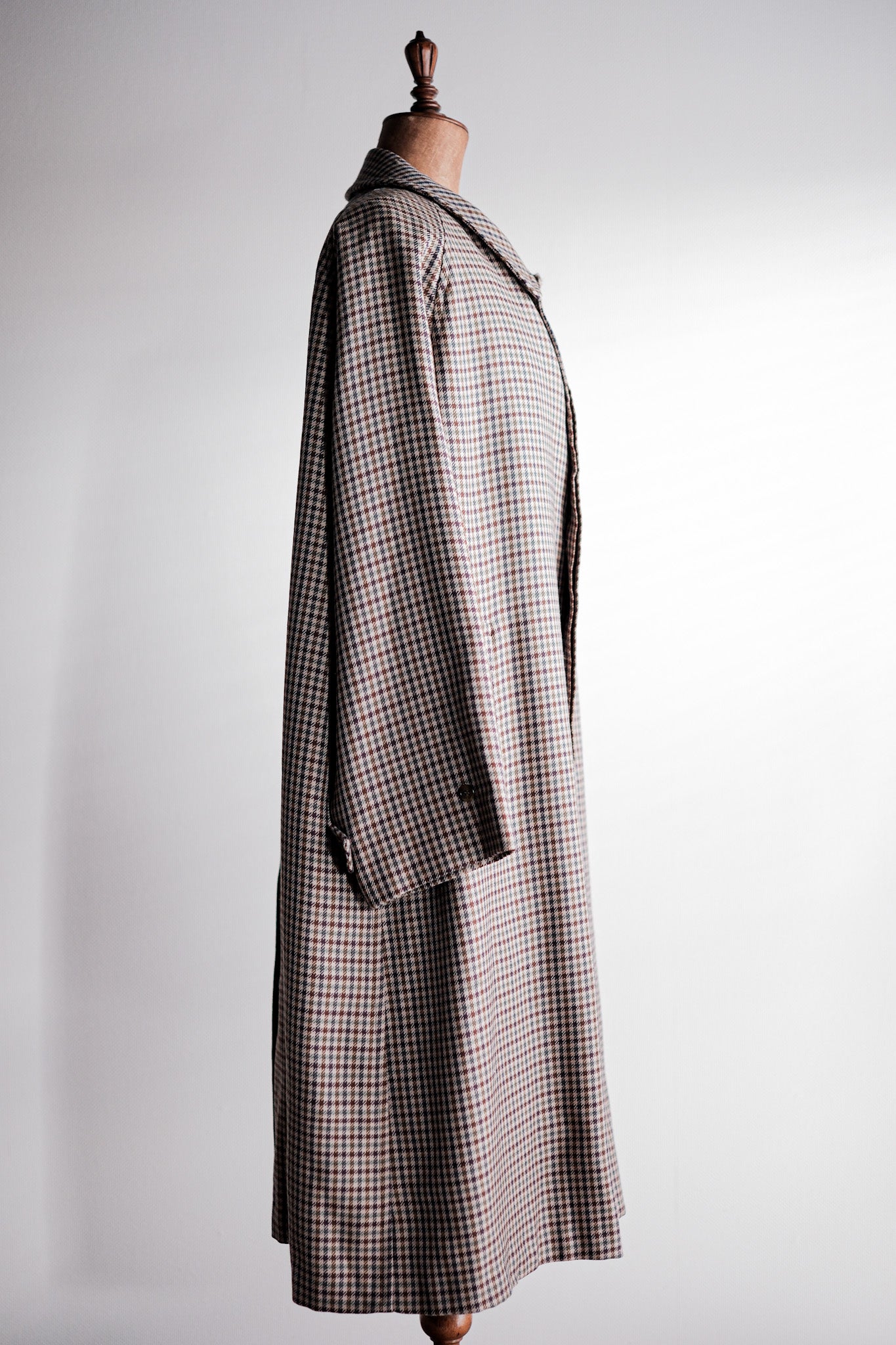 【~80's】Vintage Burberry's Single Raglan Wool Balmacaan Coat Size.56REG