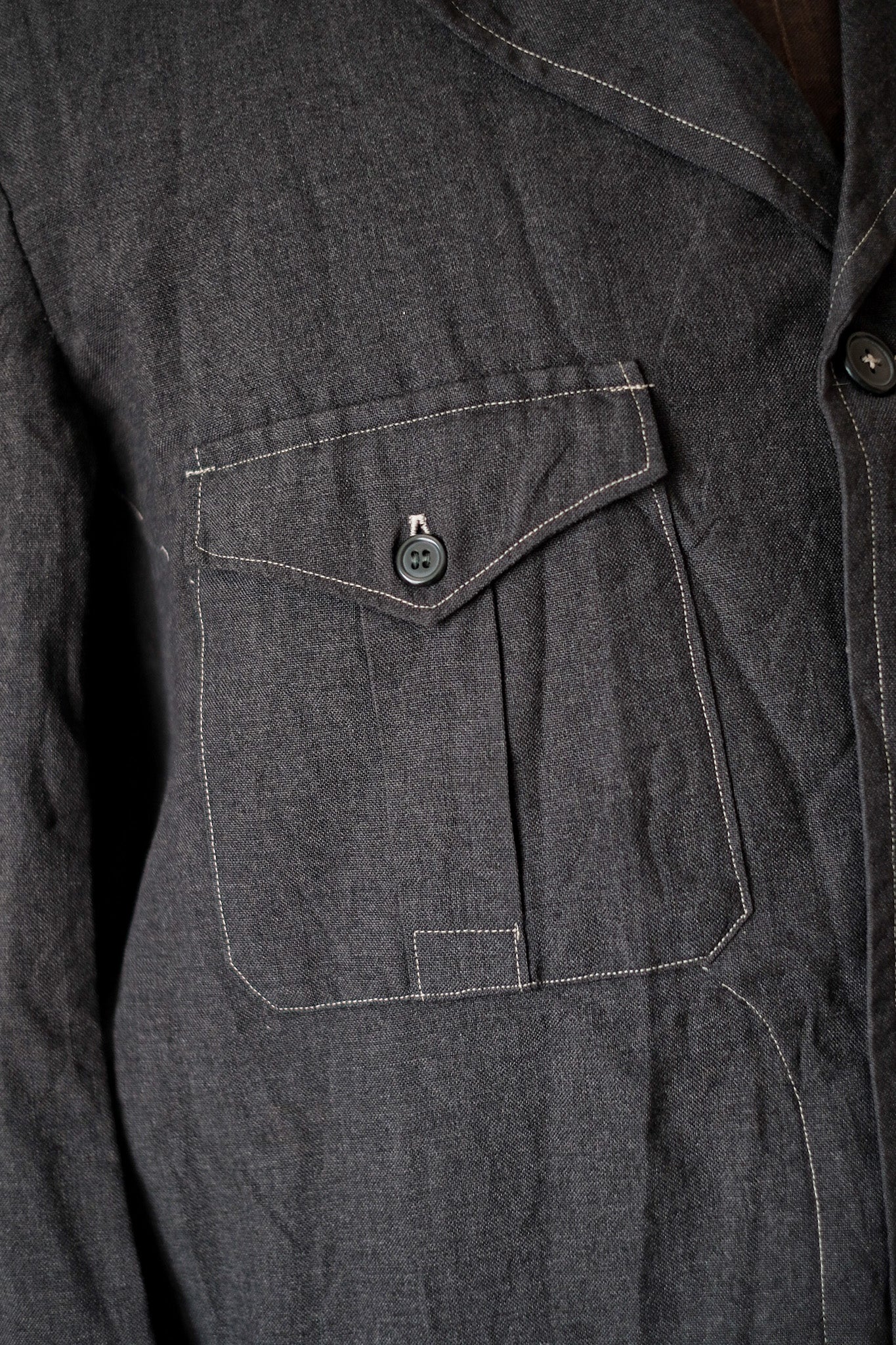 【~50's】French Vintage Light Wool Gabardine Work Jacket