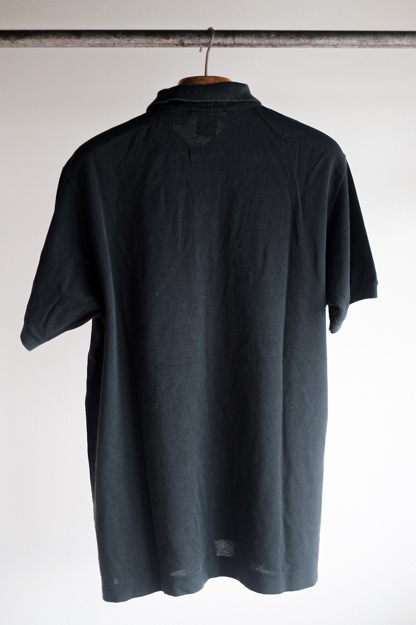 【~80's】CHEMISE LACOSTE S/S Polo Shirt Size.5 "Black"