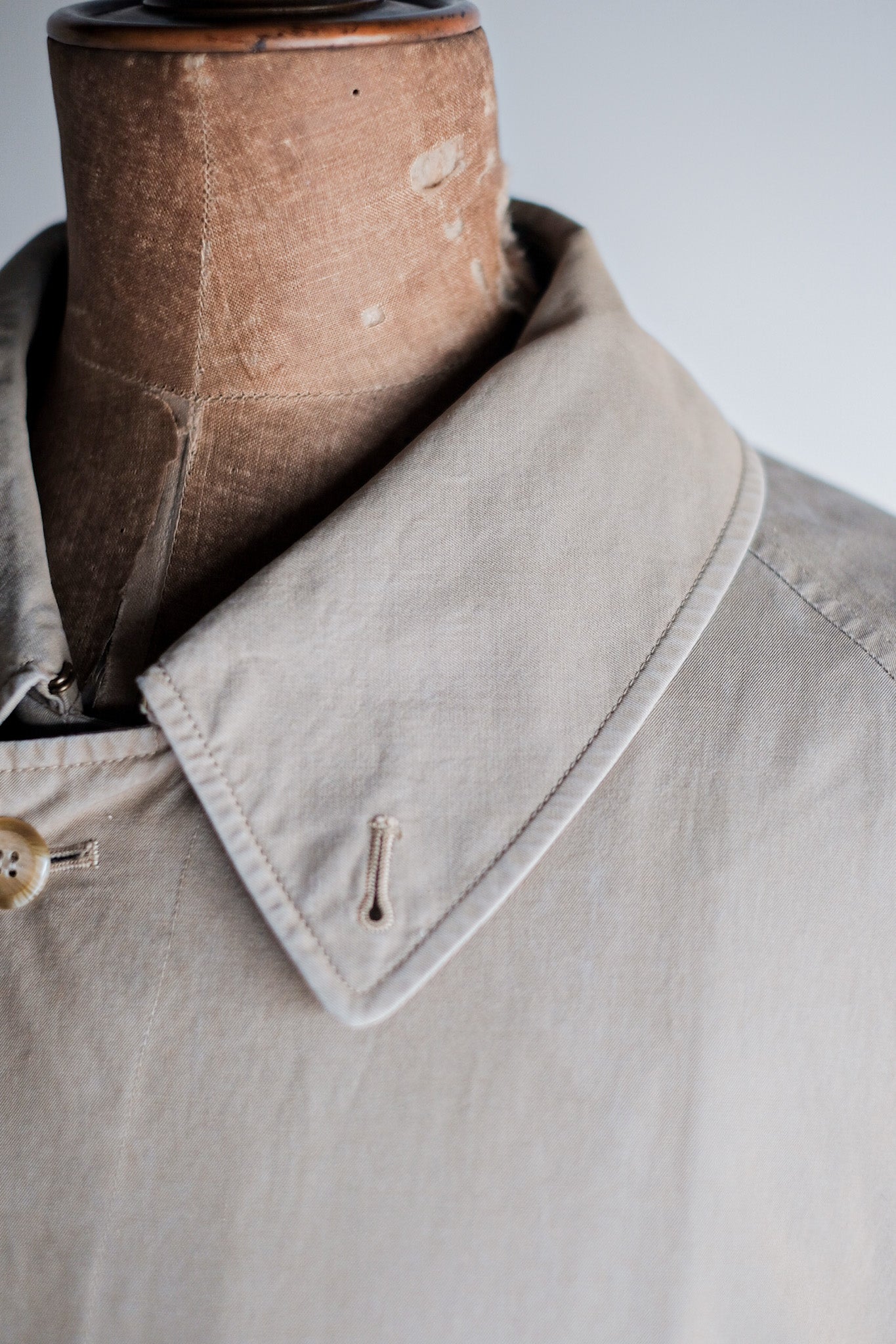 【~80's】Vintage Burberry's Single Raglan Rider Coat C100