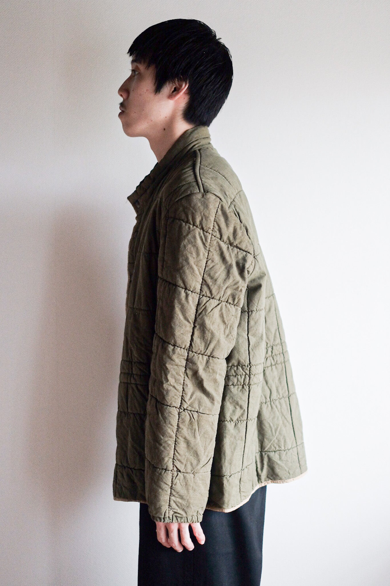 【~50's】French Army Quilted Liner Jacket Size.6
