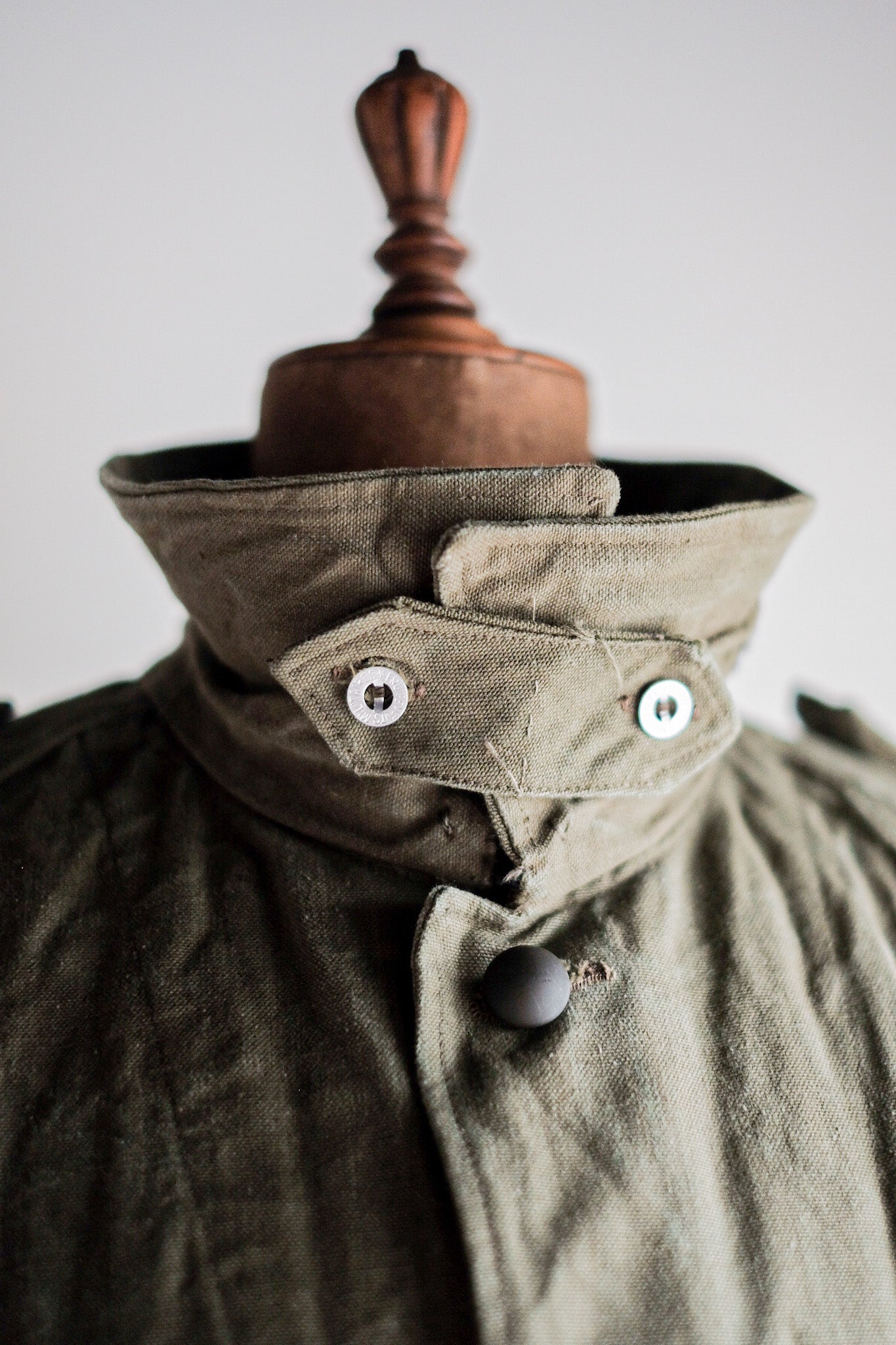 【~50's】French Army M35 Motorcycle Coat Size.2 "Dead Stock"