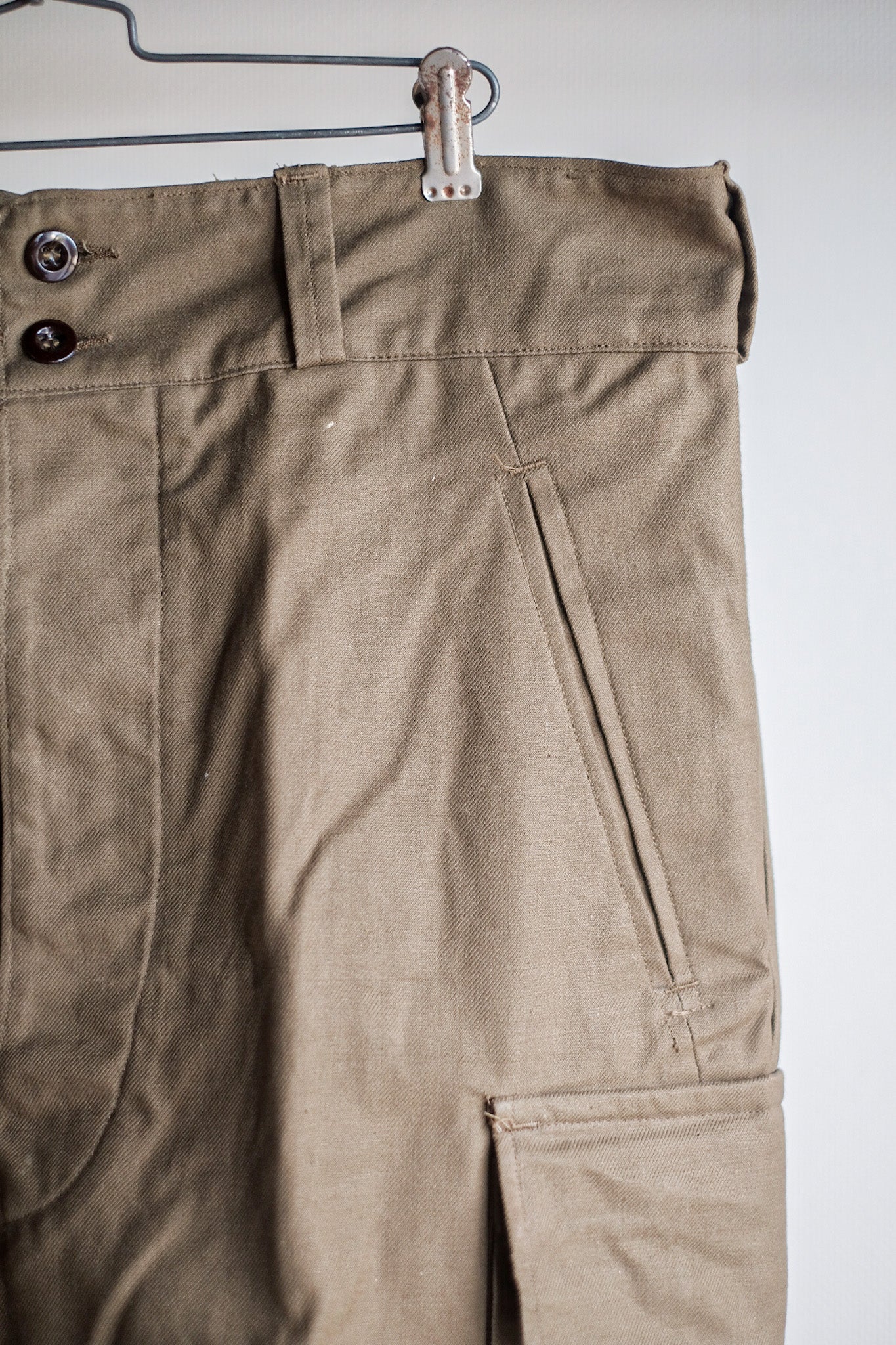 【~50's】French Army M47 Field Trousers Size.15 "Dead Stock"