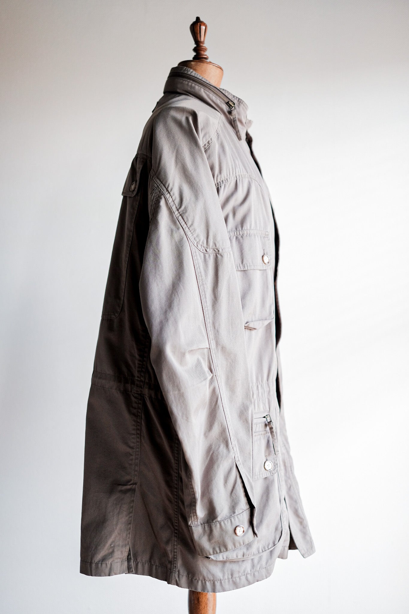 【~90's】Willis&Geiger Bush Poplin Safari Jacket Size.L-TALL