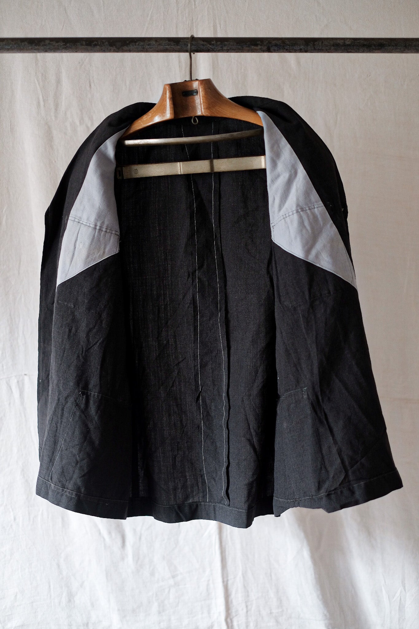 【~50's】French Vintage Light Wool Gabardine Work Jacket