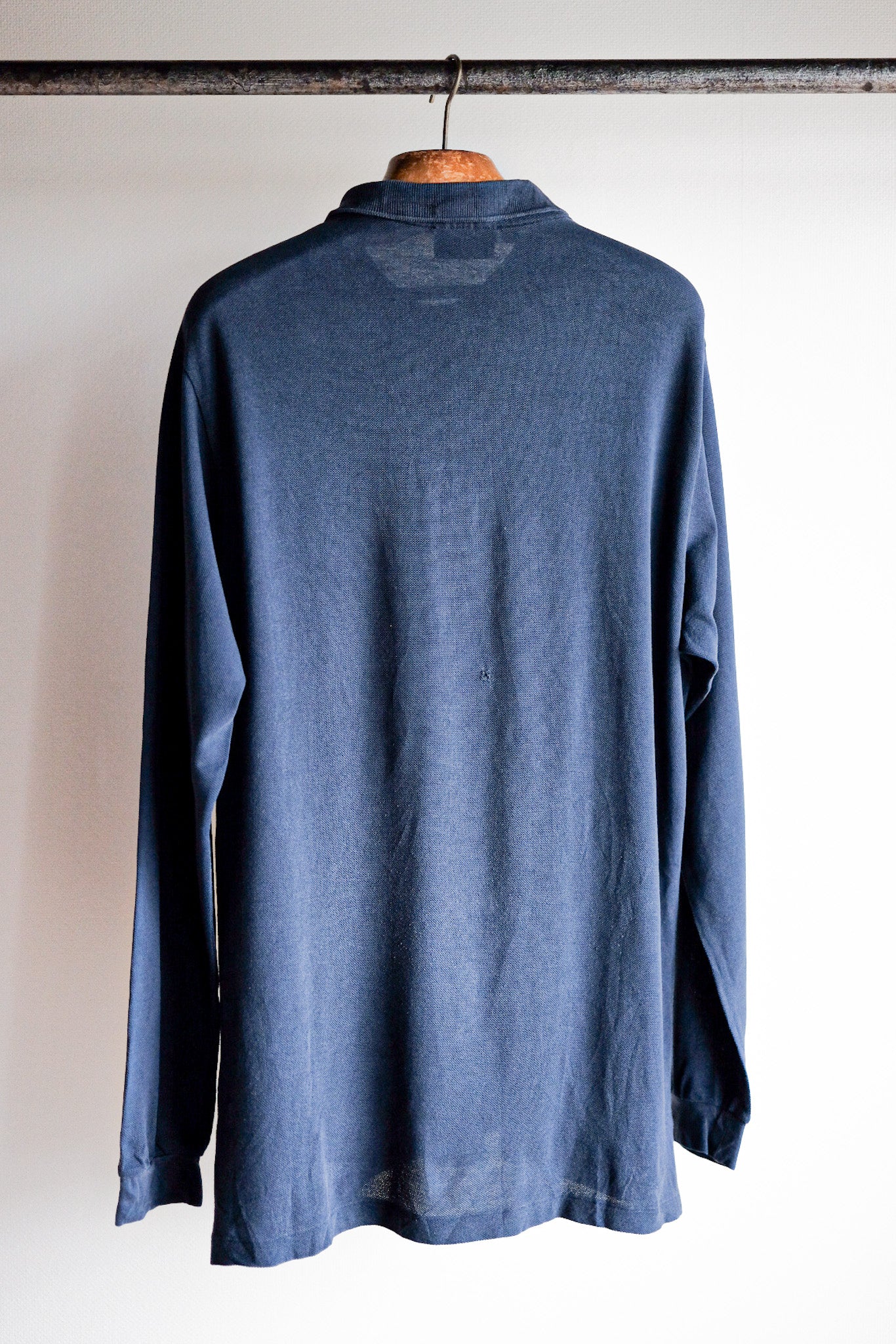 【~80's】CHEMISE LACOSTE L/S Polo Shirt Size.6 "Navy"