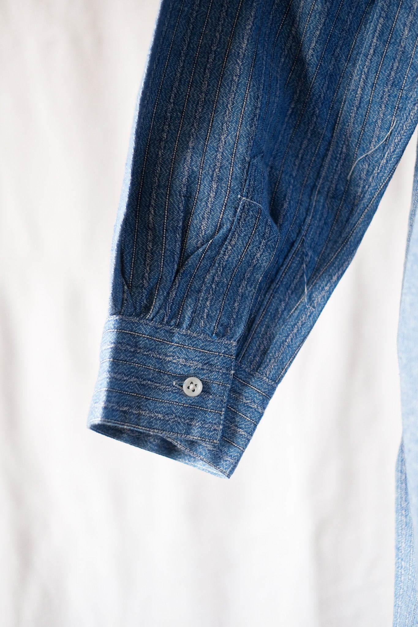 【~30's】French Vintage Grandpa Shirt "Dead Stock"
