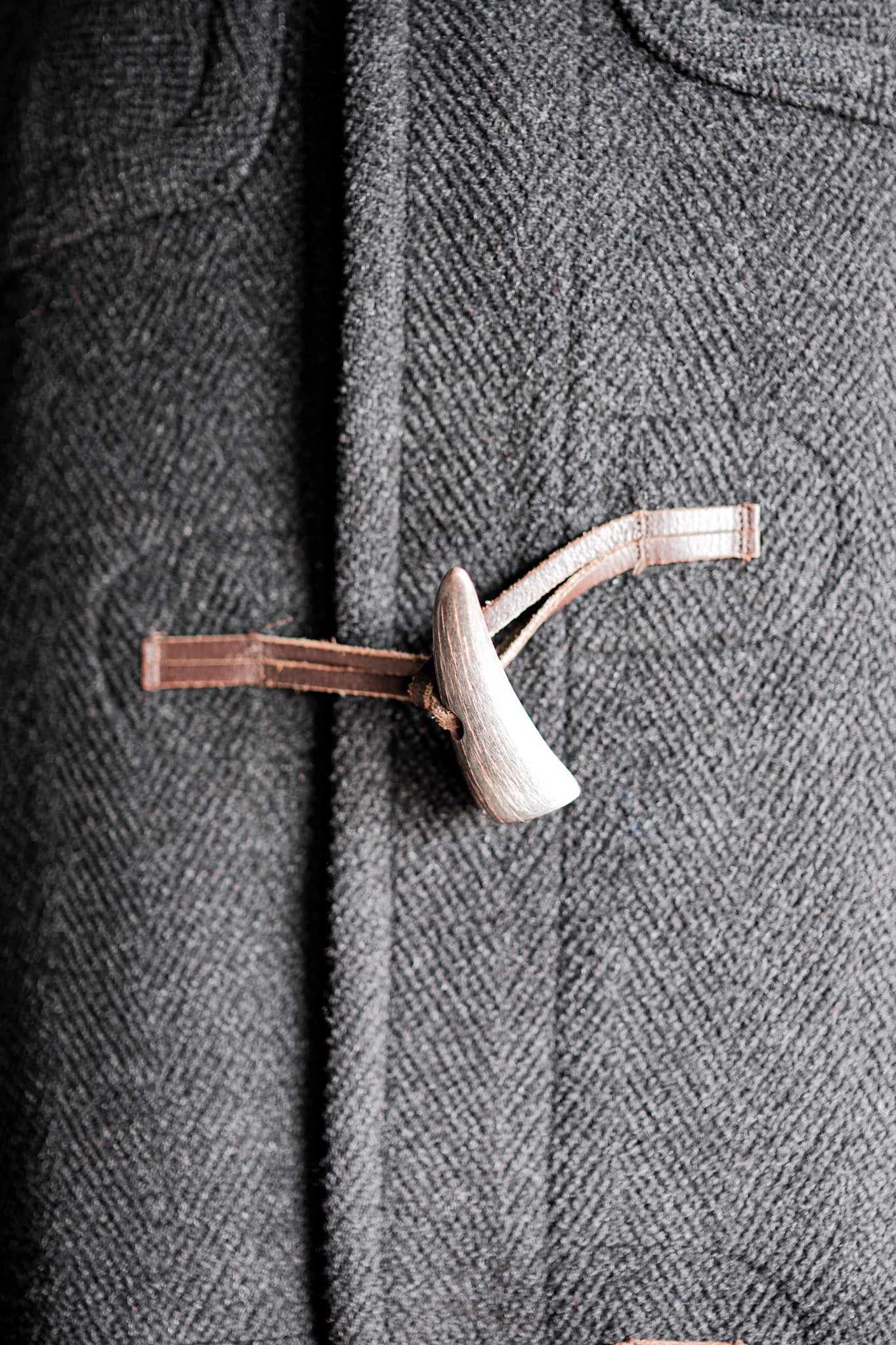 【~90's】Old INVERTERE Wool Duffle Coat "Moorbrook"