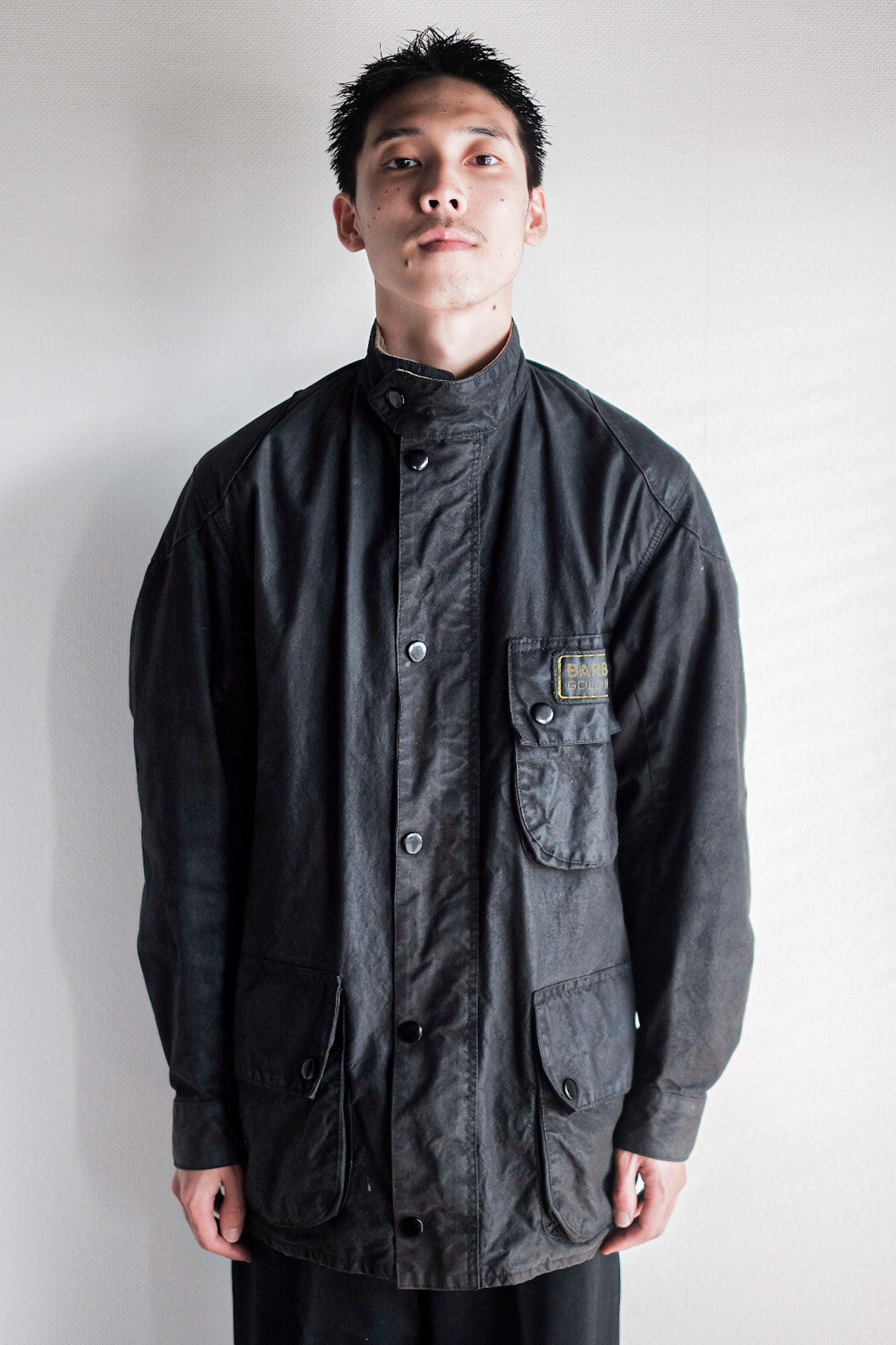 【~70's】Vintage Barbour Waxed Jacket "Unknown Model" 1 Crest