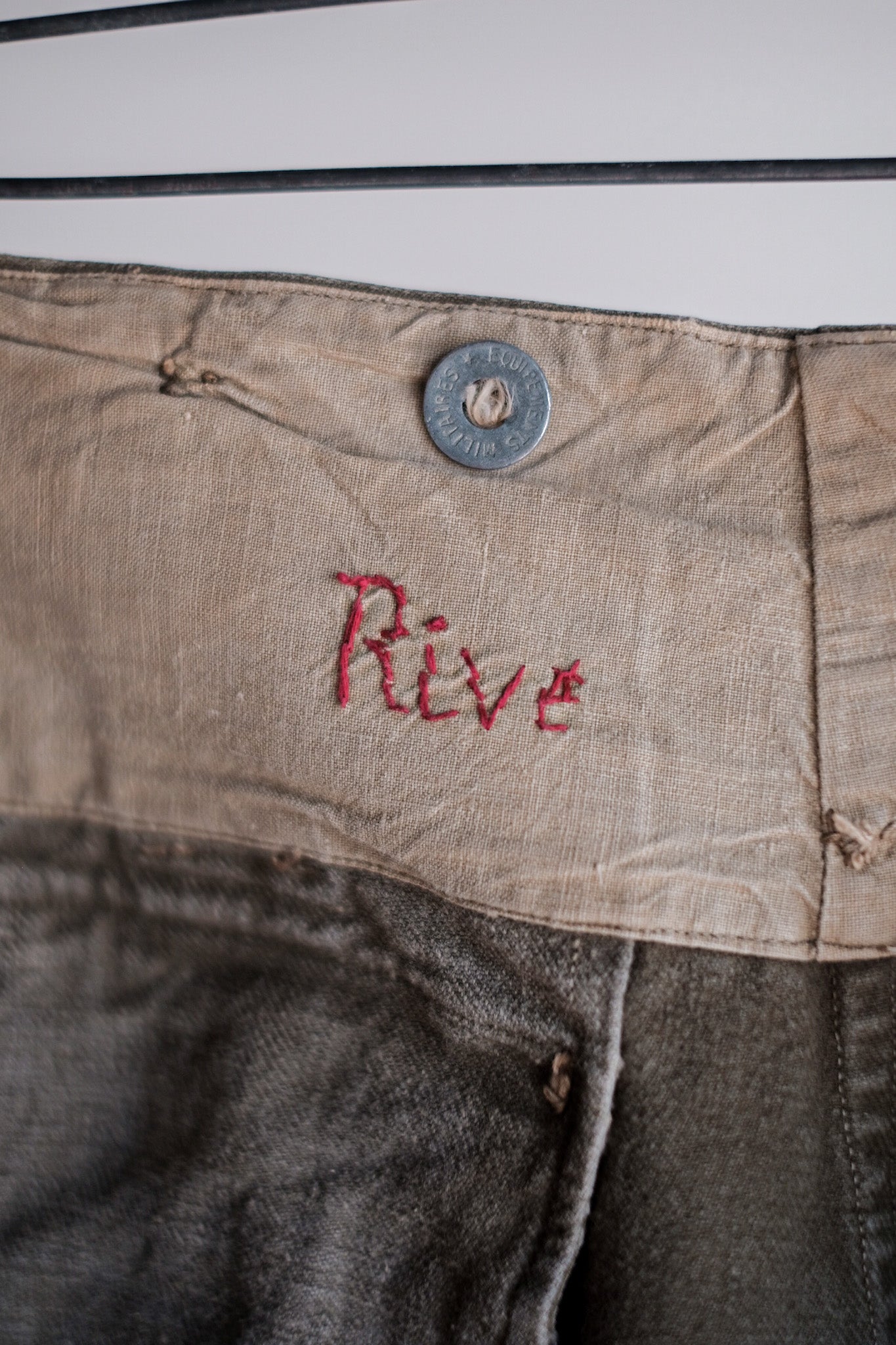 【~40's】French Army M44 Field Trousers Size.84XC