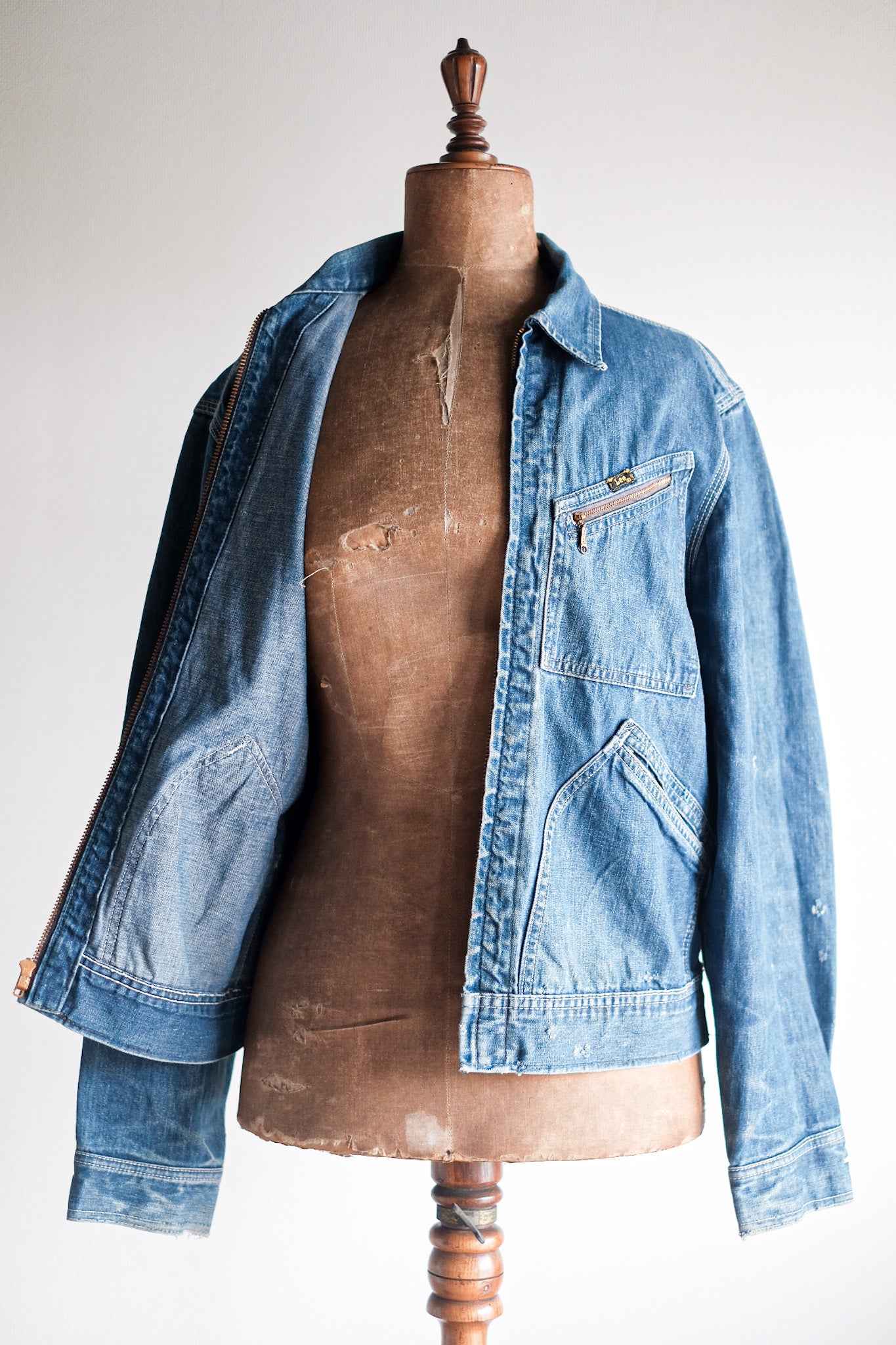 【~60's】Vintage LEE 91-B Denim Jacket Size.40R