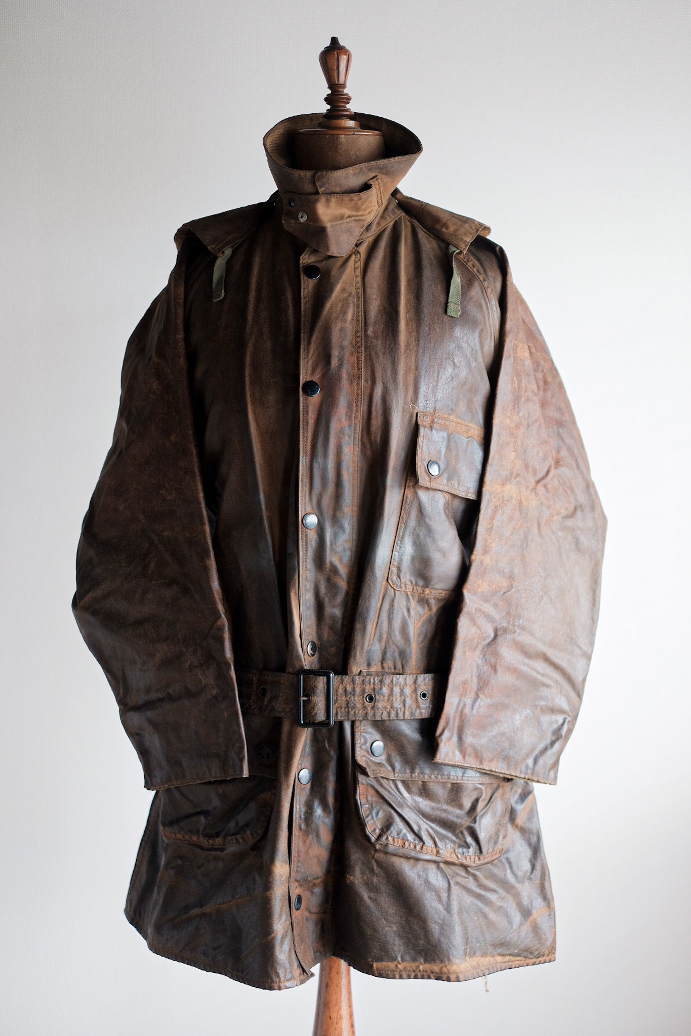 【~40's】Vintage Barbour "Solway Zipper" White Label