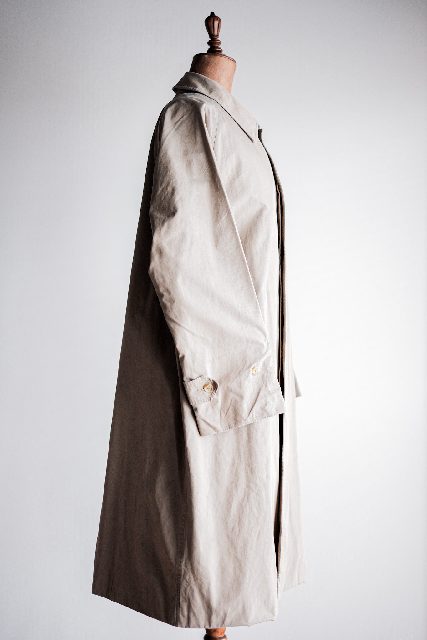 【~80's】Vintage Burberry's Single Raglan Balmacaan Coat C100 Size.48REG