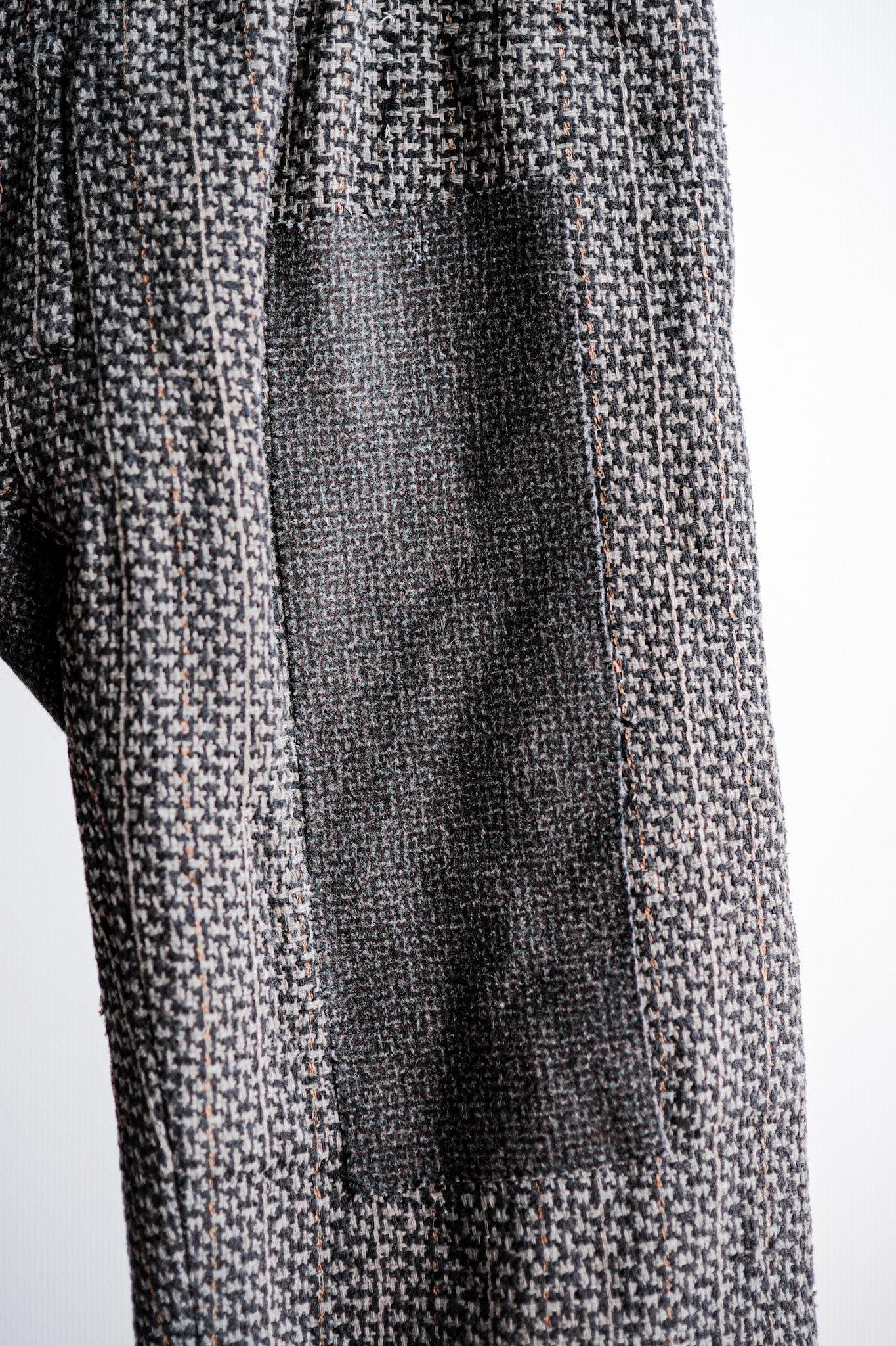 【~20's】French Vintage Homemade Wool Work Pants "Patchwork"