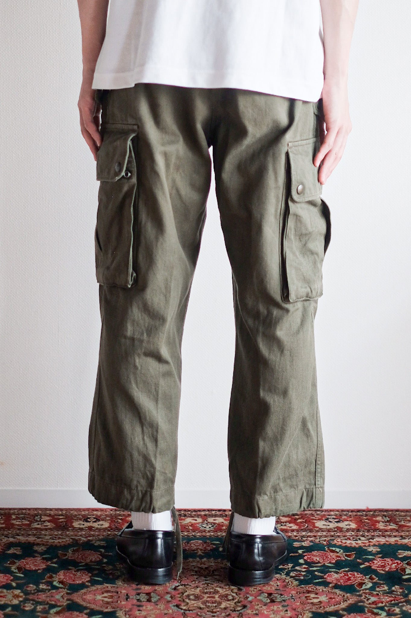 【~60's】French Army TAP47/56 Paratrooper Trousers Size.11
