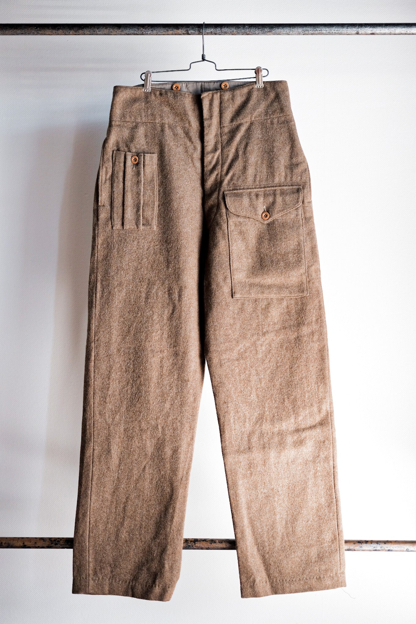 【~50's】British Army Battledress Wool Trousers