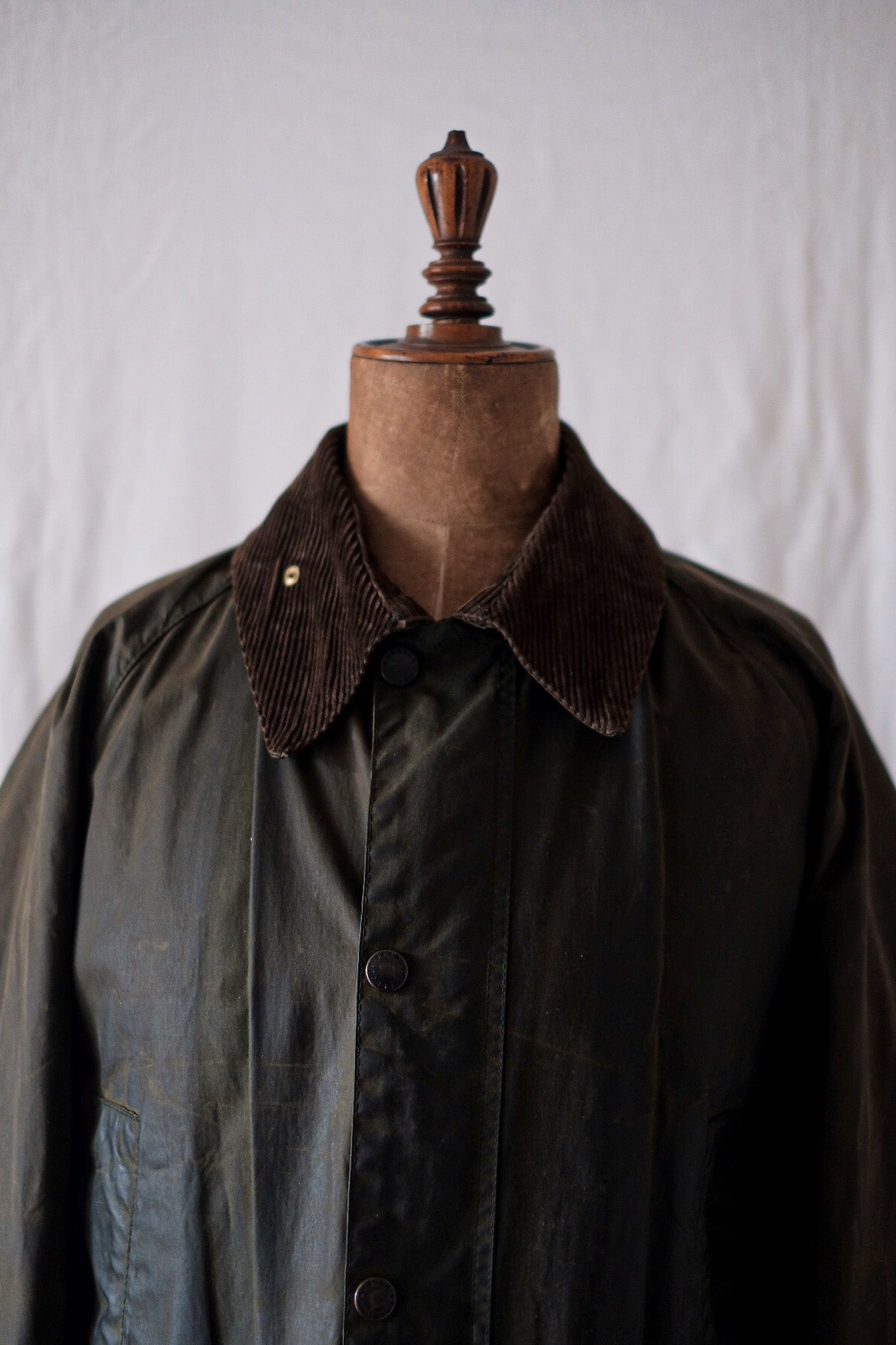 【~90's】Vintage Barbour "BEDALE" 3 Crest Size.40