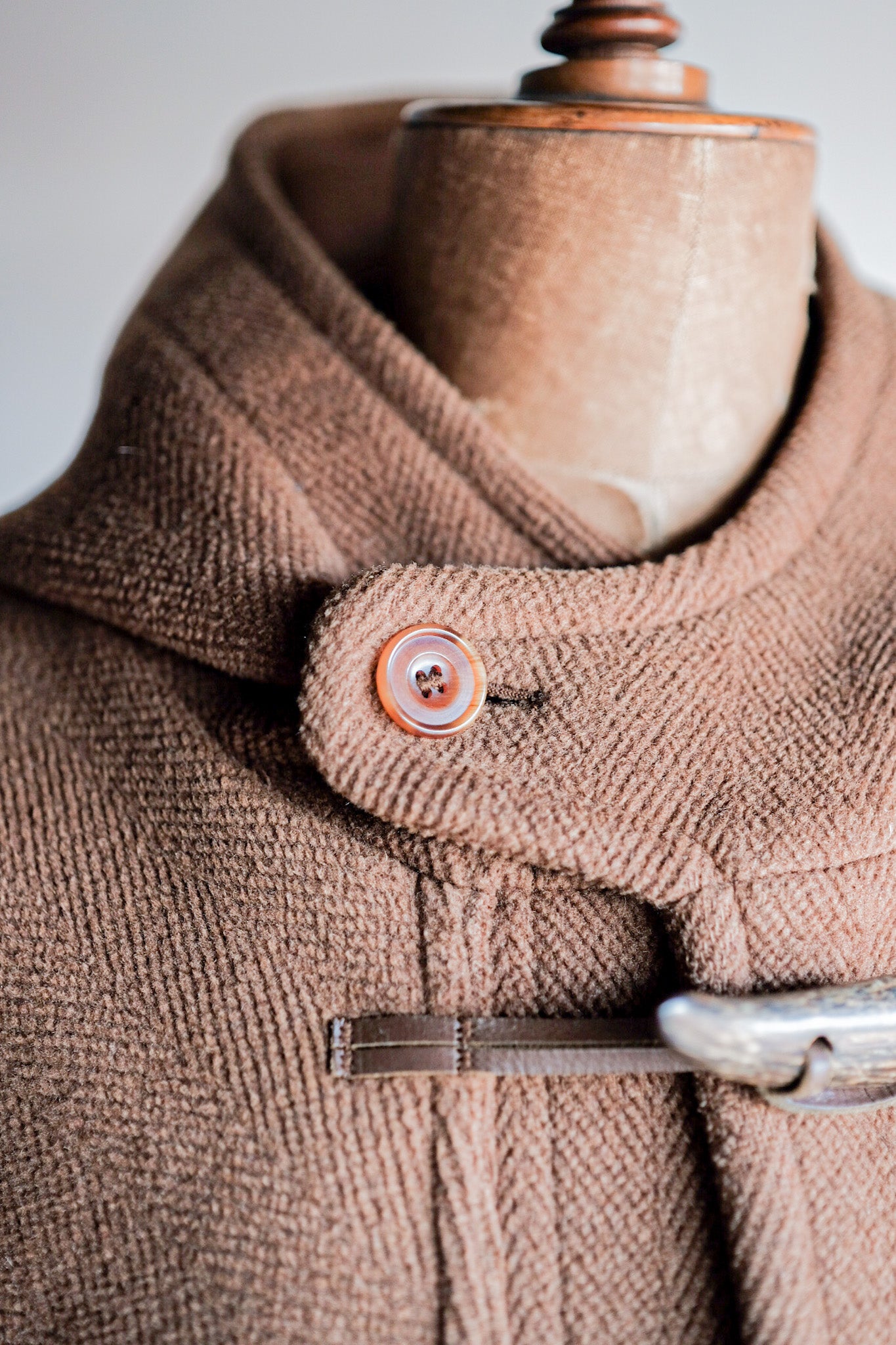 【~90's】Old INVERTERE Wool Duffle Coat "Moorbrook"